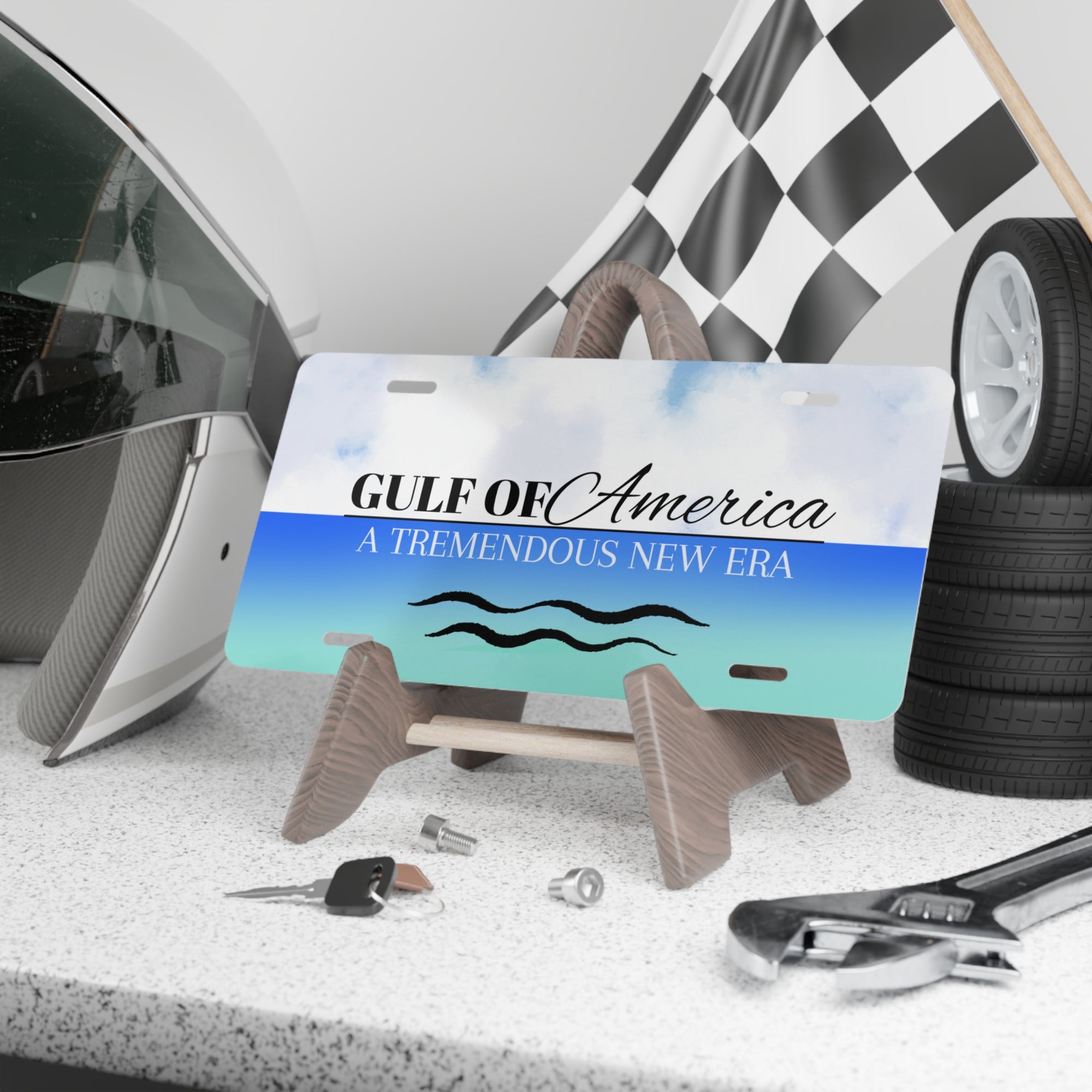 American Gulf Tremendous New Age Vanity Plate