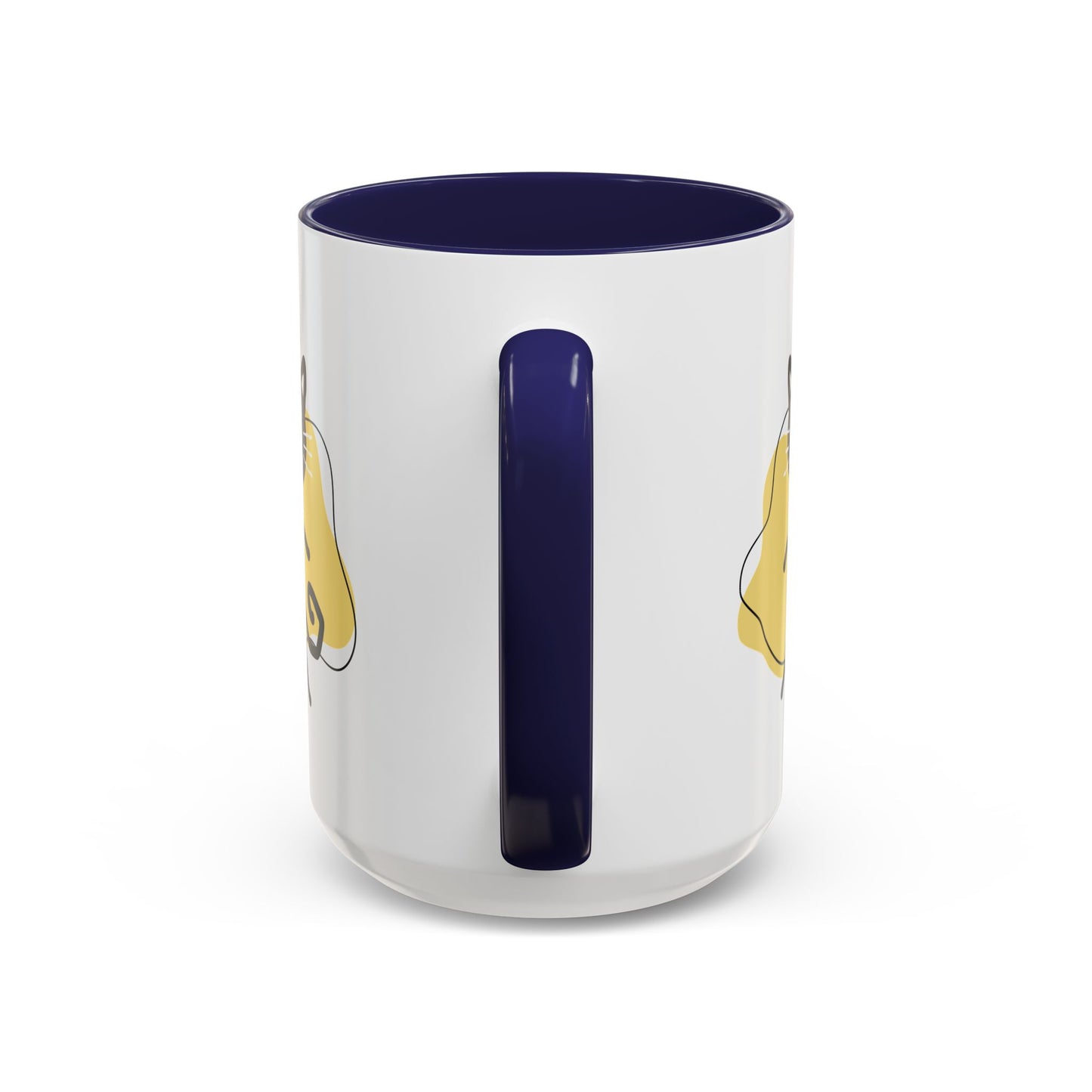 Playful Cat Accent Coffee Mug - 11oz & 15oz