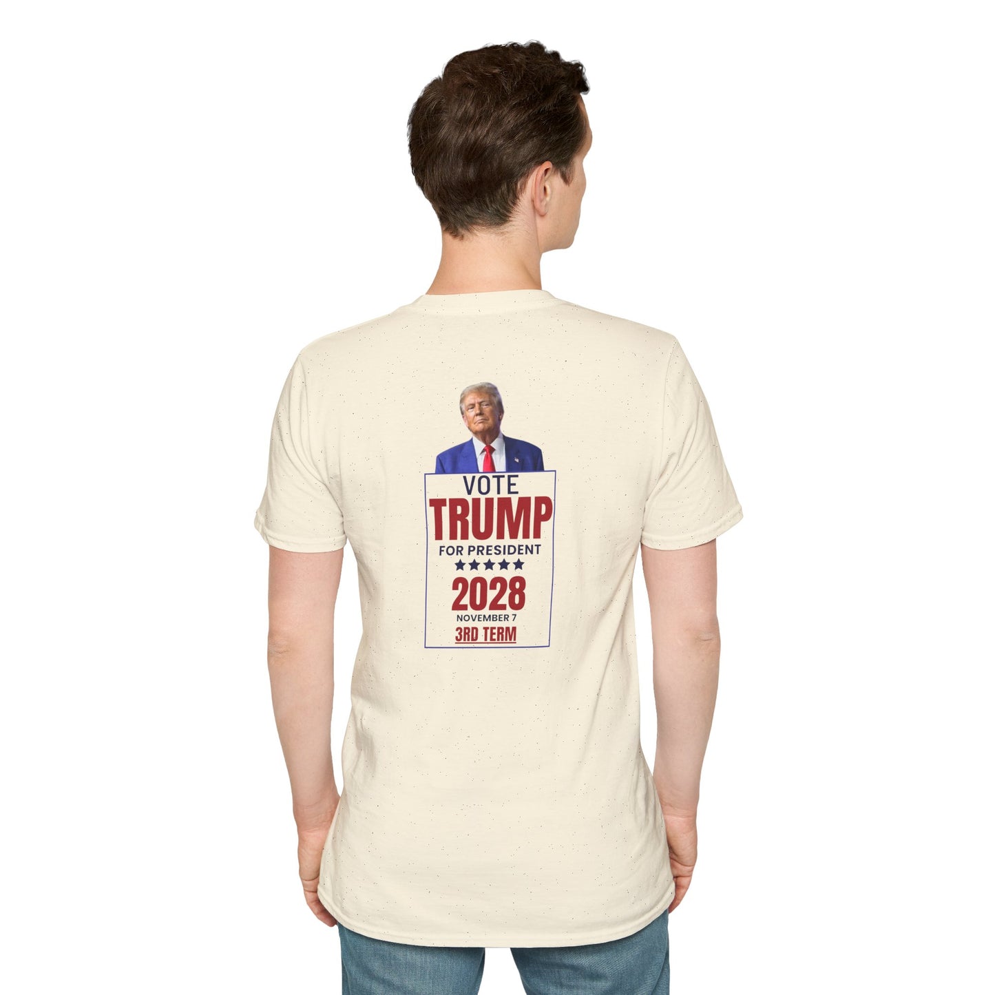 Trump 2028 Unisex Softstyle T-Shirt - Trump for President