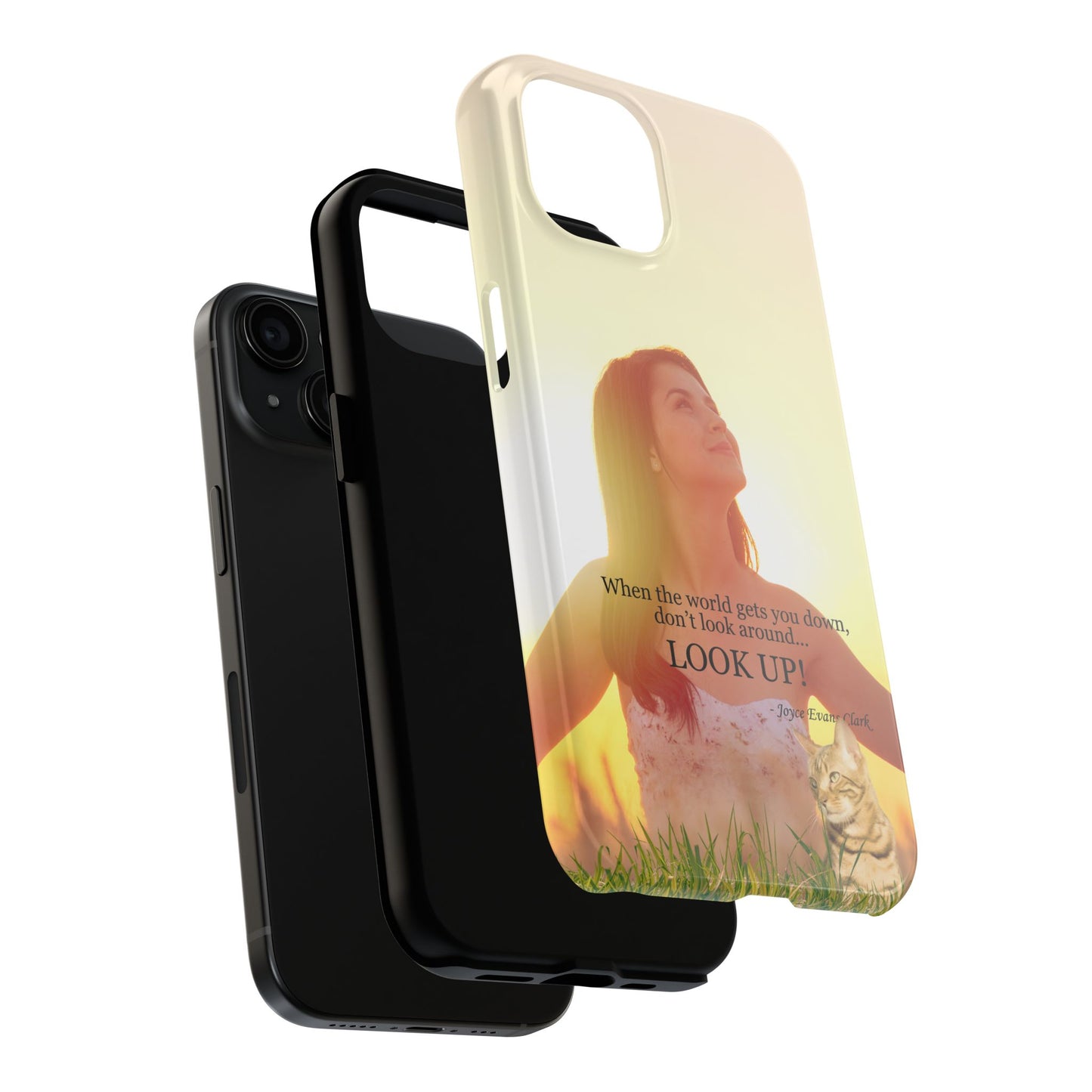 Don't Look Around - Look Up Tough Phone Cases
