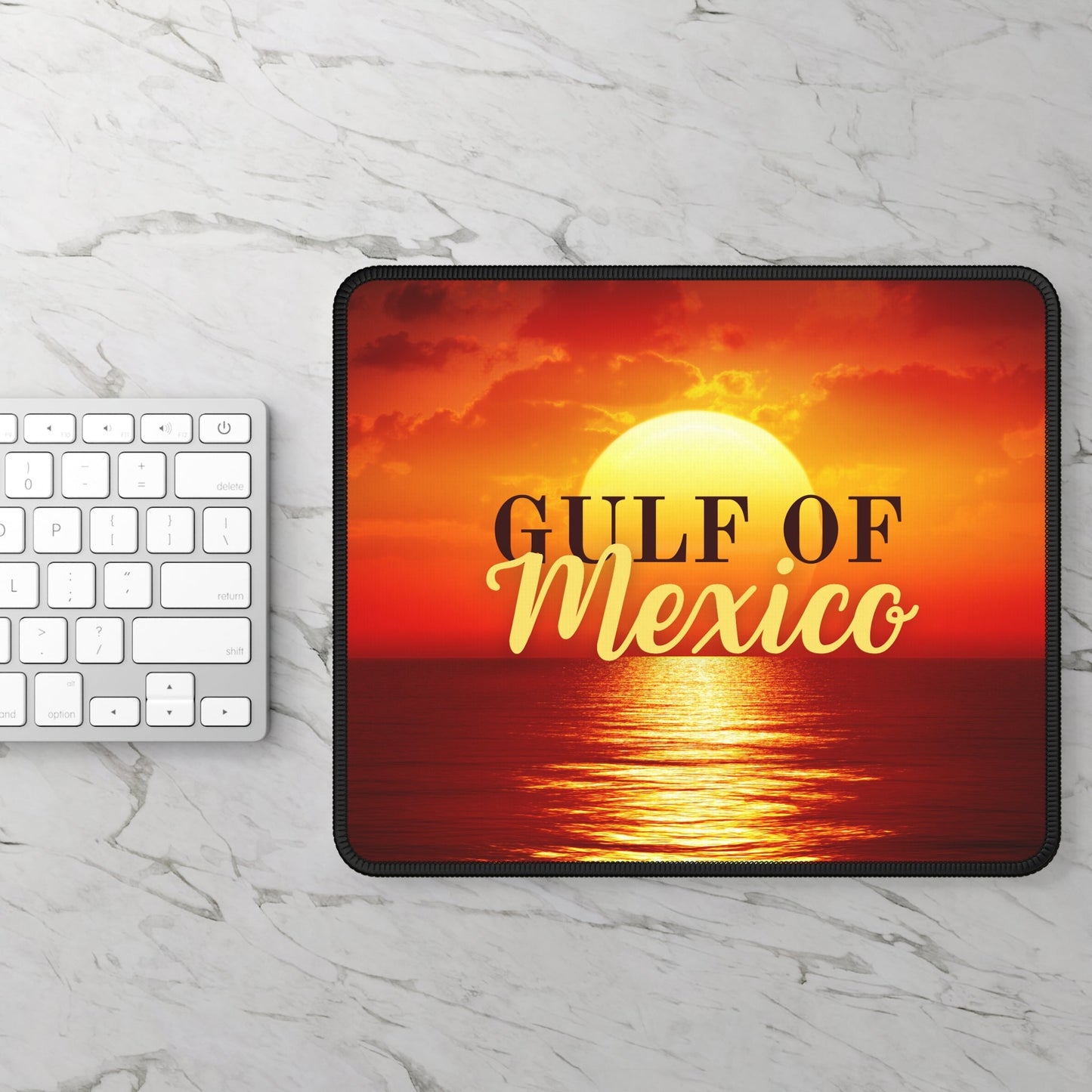 Gulf of Mexico Sunset Gaming Mouse Pad Printify