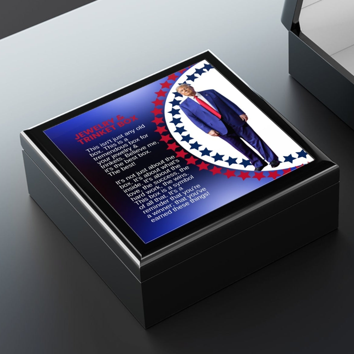 Patriotic Jewelry & Trinket Box Printify