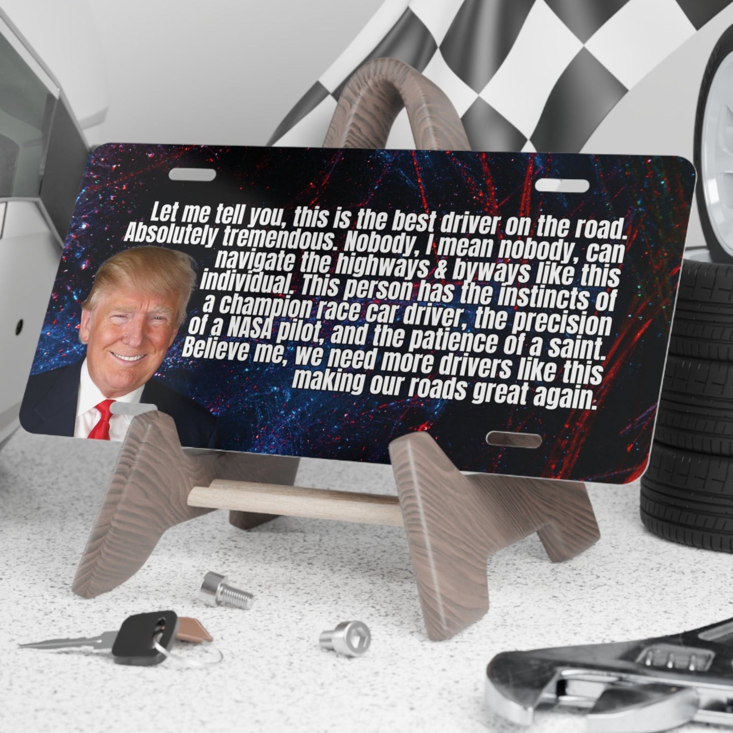 Trump Best Driver Vanity Plate