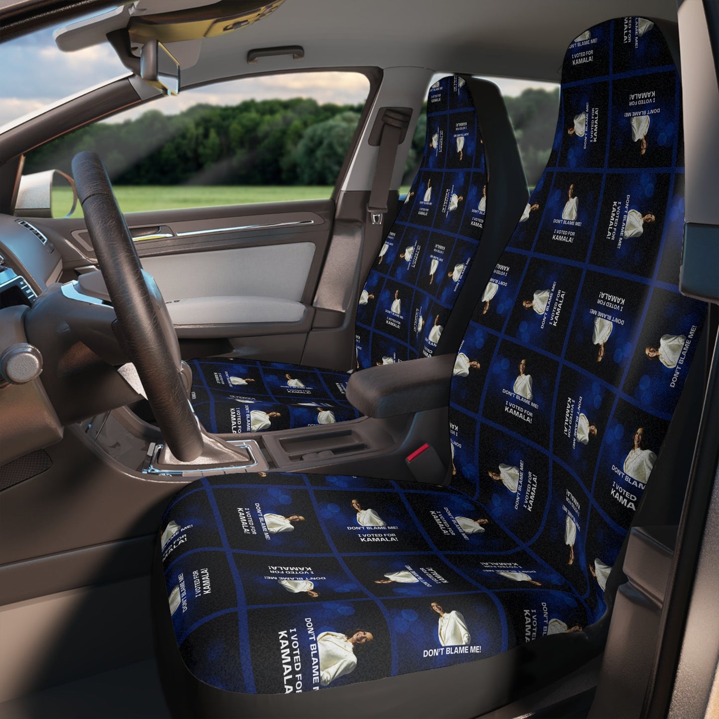 Voted for Kamala Car Seat Covers Printify