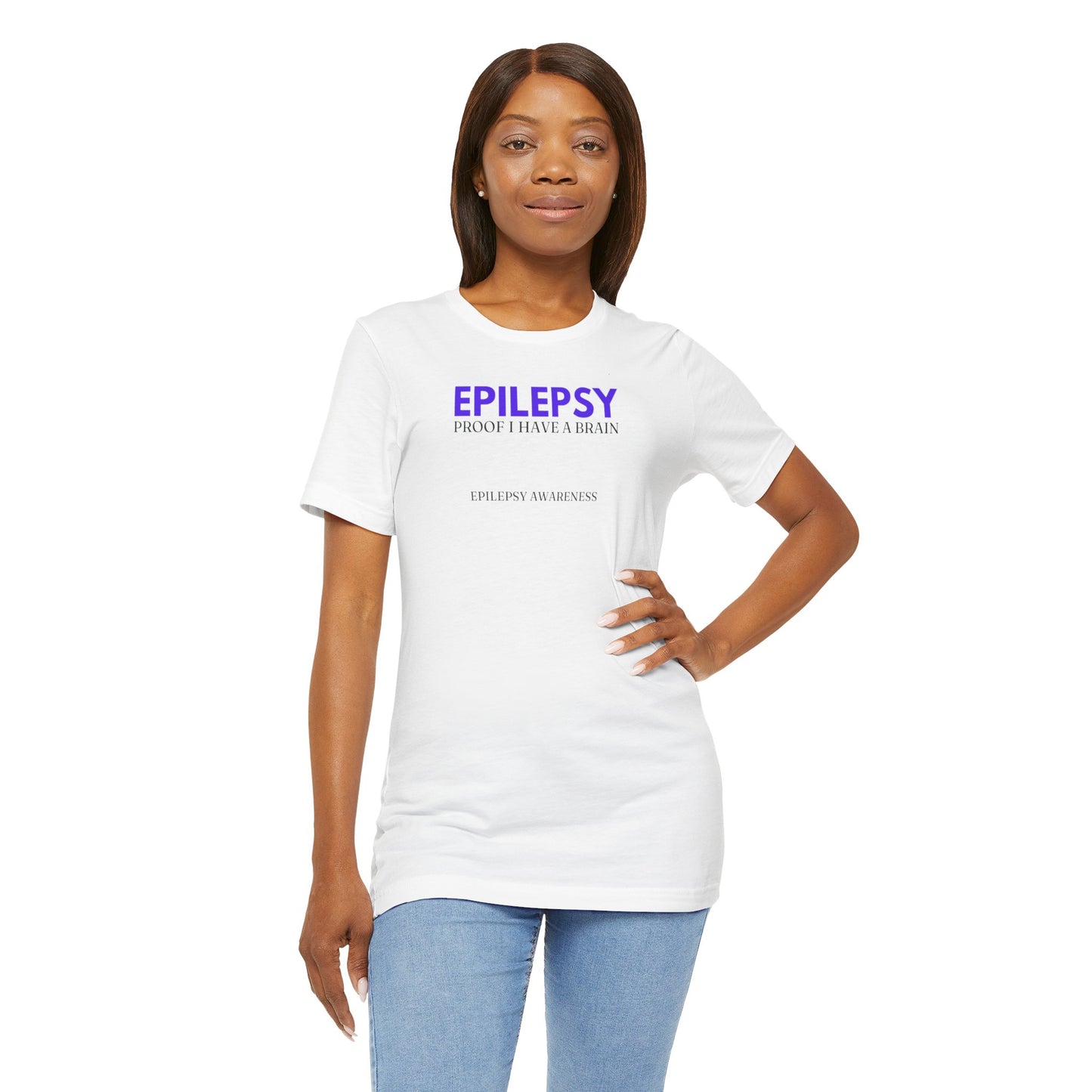 Brain Proof Unisex Jersey Short Sleeve Tee - T-Shirt - EpiAl's Shop