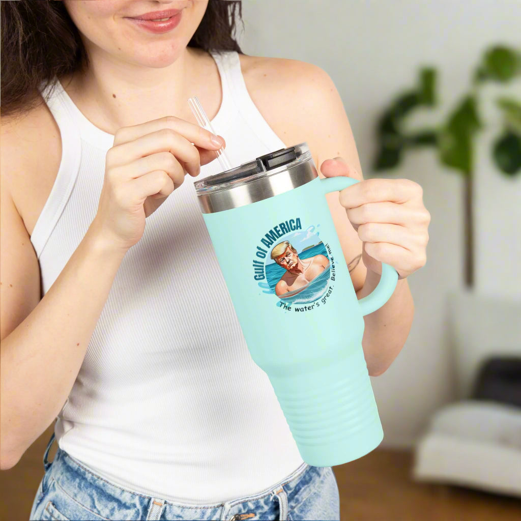 Insulated Travel Mug - American Gulf Design for Adventure Seekers