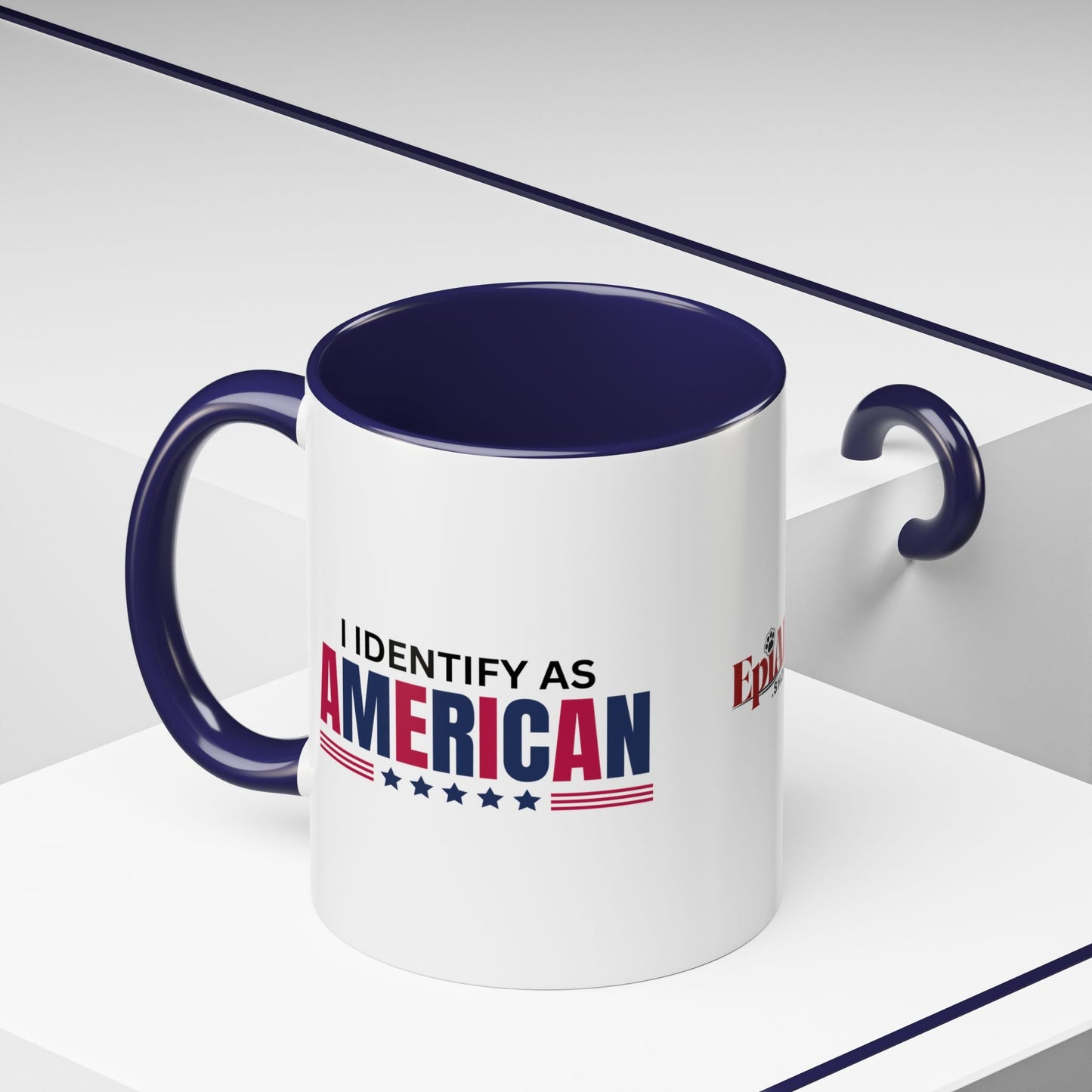 I Identify as American Accent Coffee Mug - 11 oz & 15 oz Printify