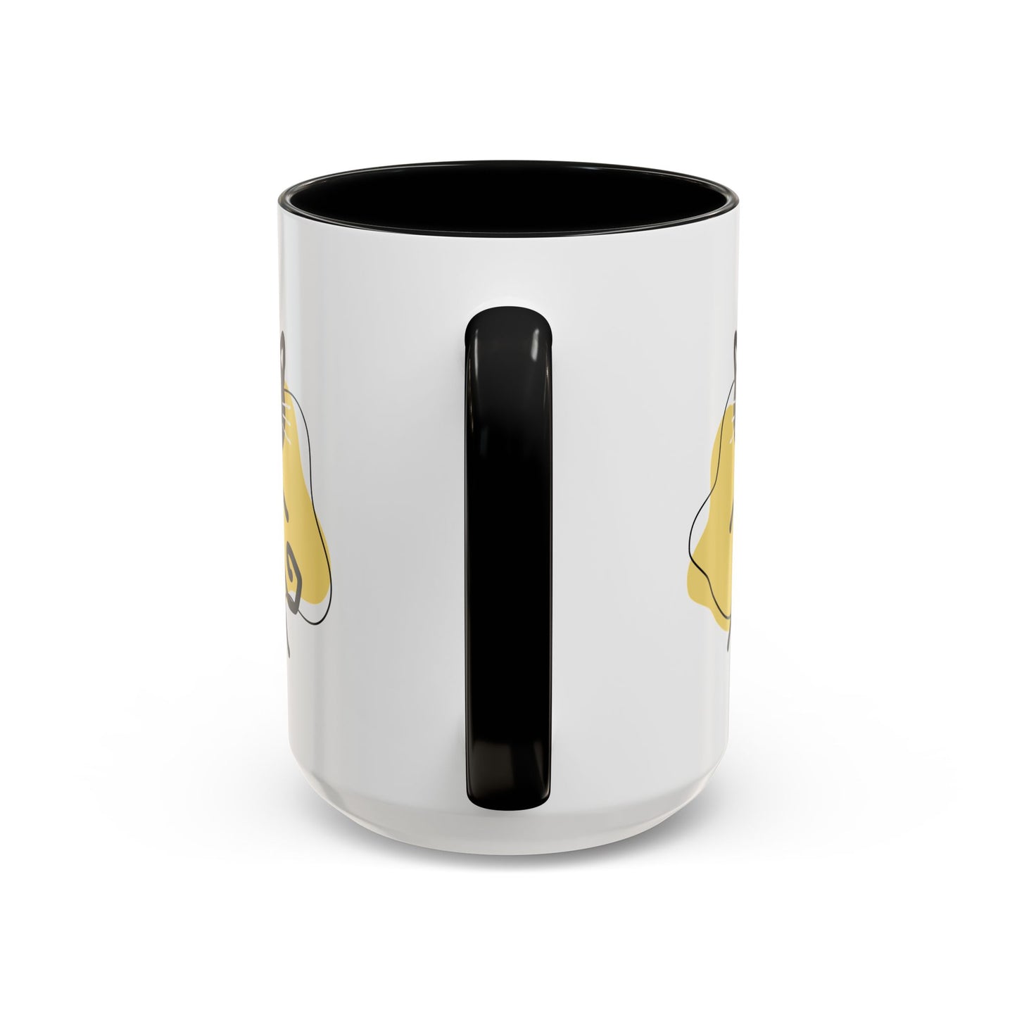 Playful Cat Accent Coffee Mug - 11oz & 15oz