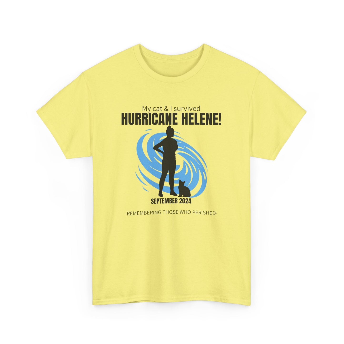 Hurricane Helene Survivor Unisex Heavy Cotton Tee