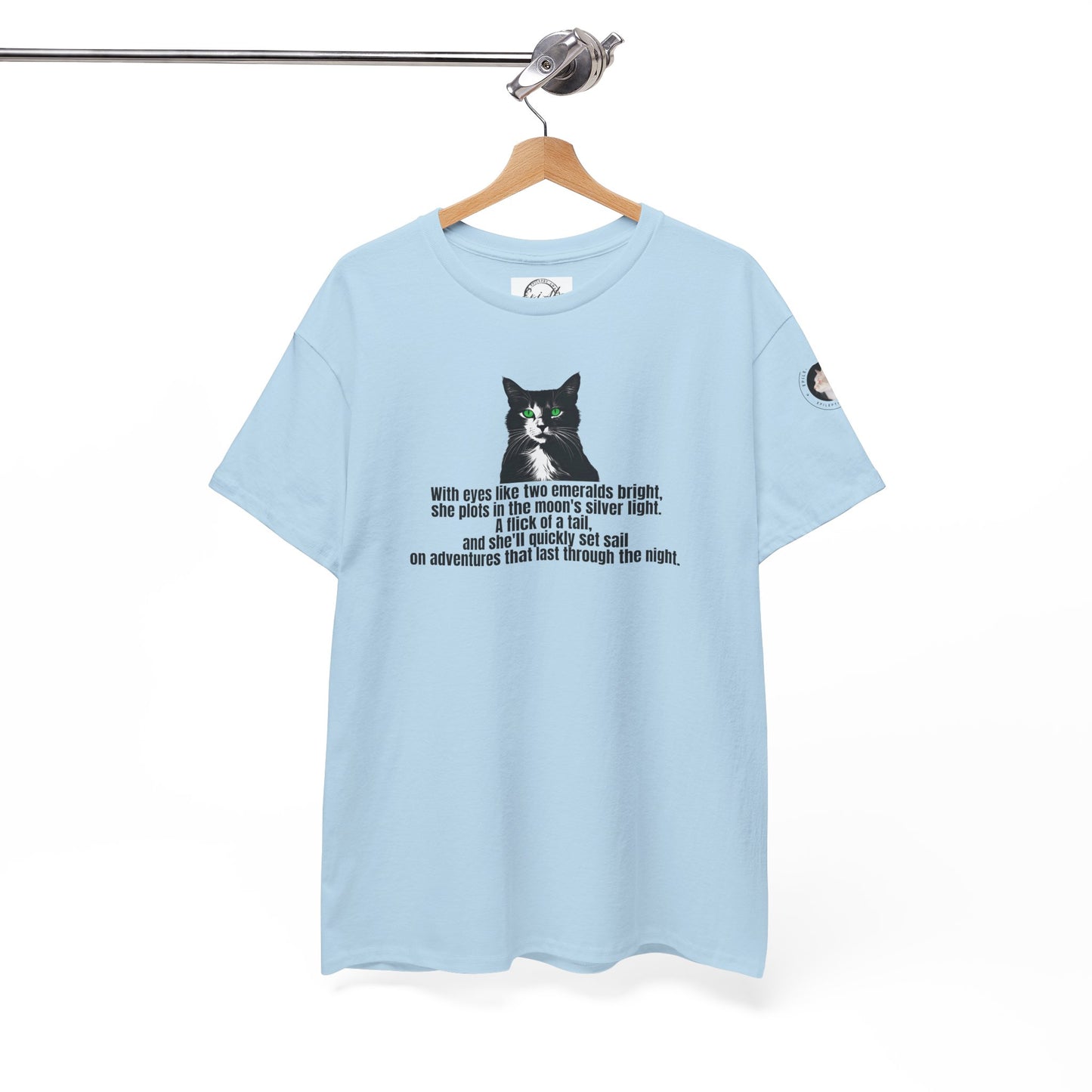 Emerald Eyed Mischief Unisex Heavy Cotton Tee