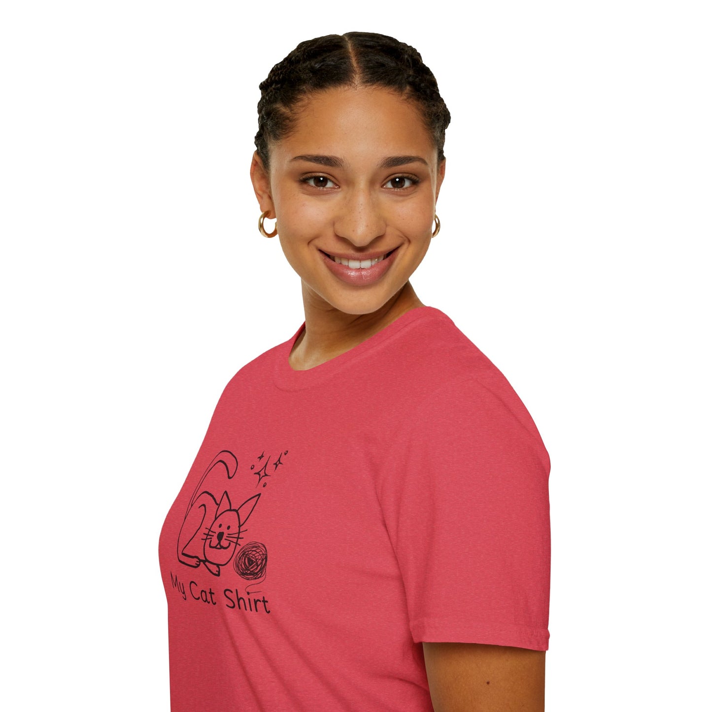 Cute Cat Lover T-Shirt - My Cat Shirt Design