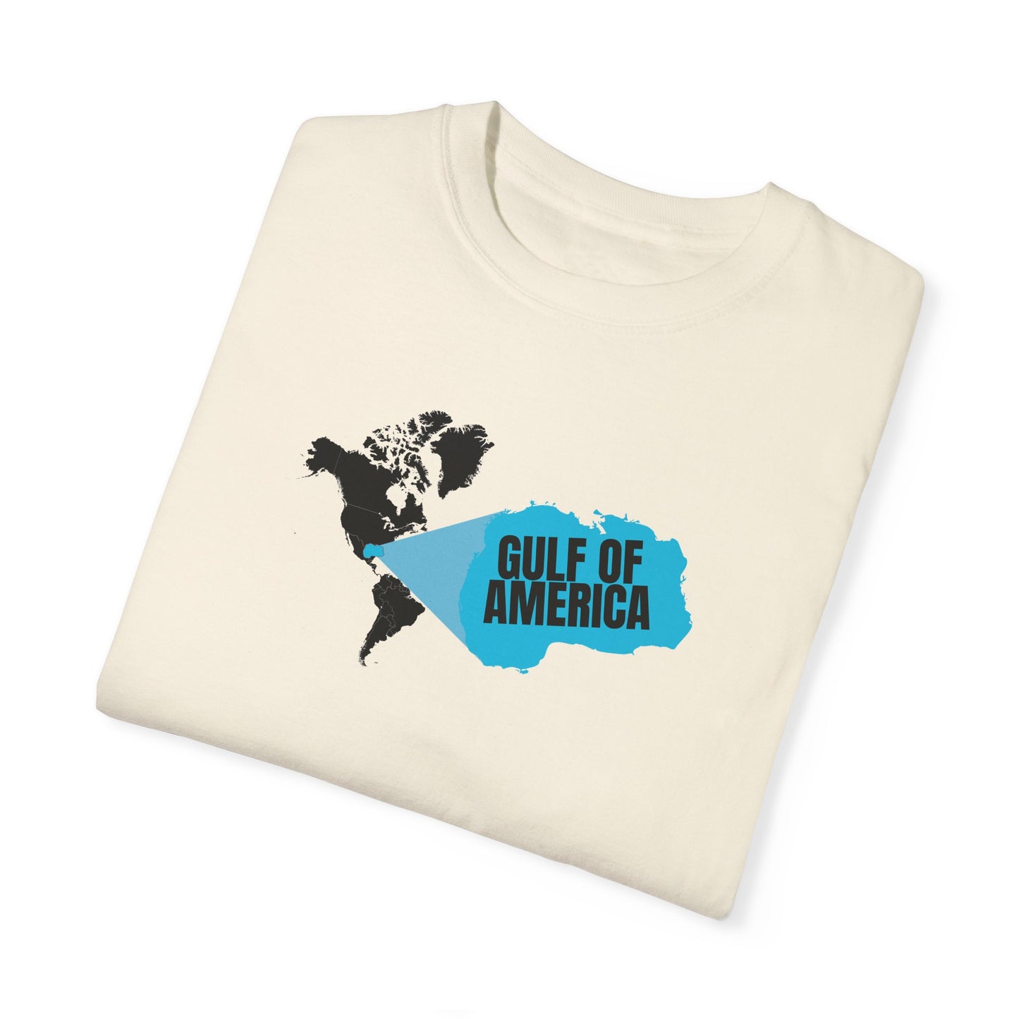 Gulf of America Map Unisex Garment-Dyed T-Shirt