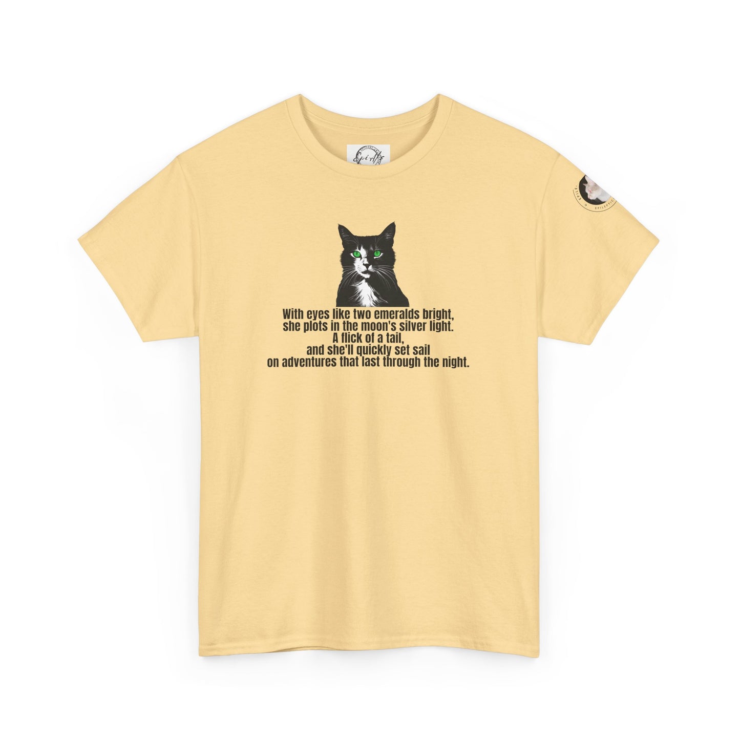 Emerald Eyed Mischief Unisex Heavy Cotton Tee