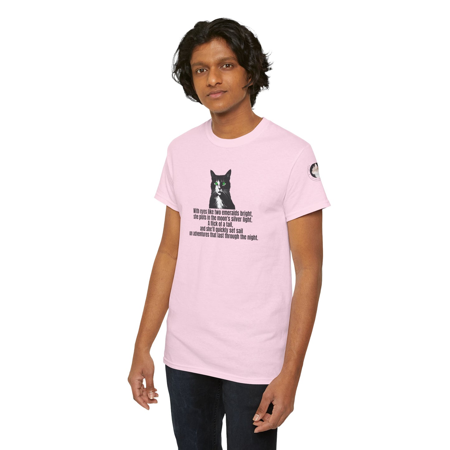 Emerald Eyed Mischief Unisex Heavy Cotton Tee