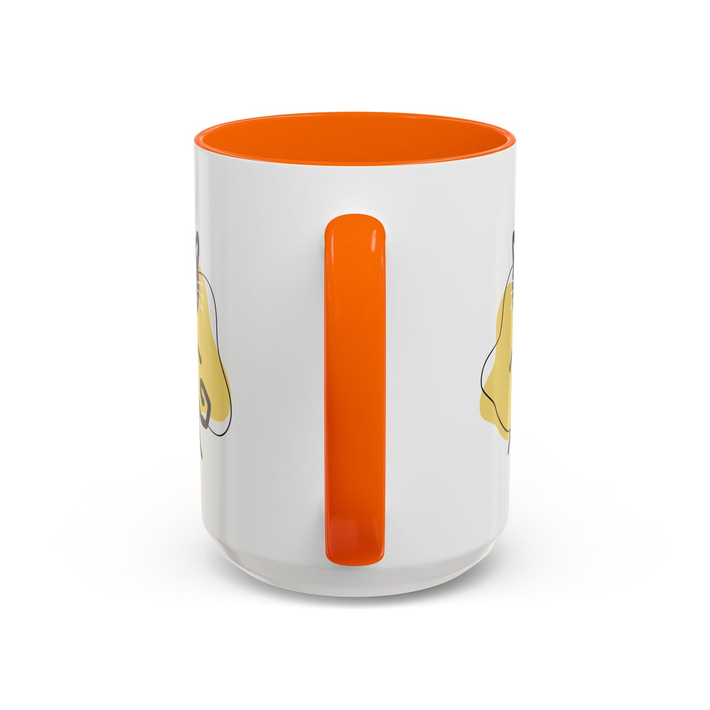 Playful Cat Accent Coffee Mug - 11oz & 15oz