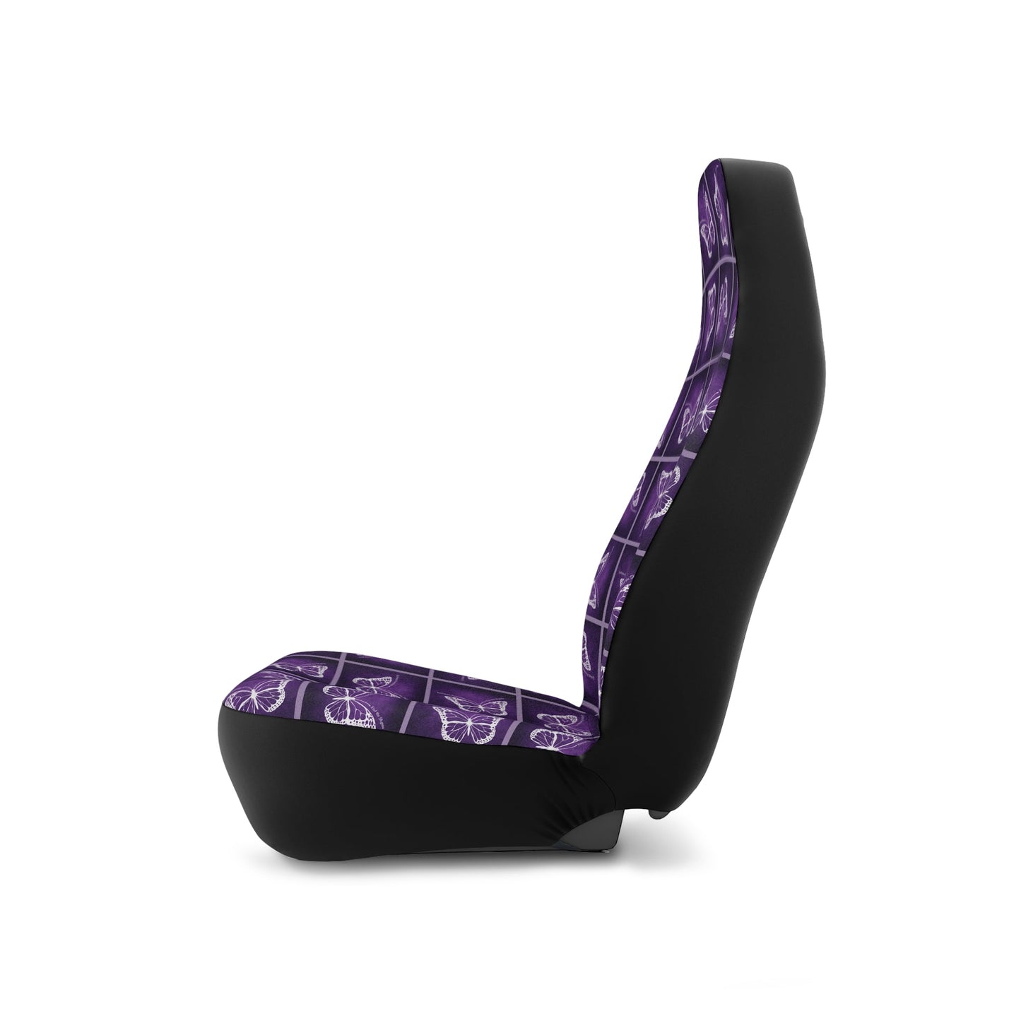 Purple Butterfly Car Seat Covers Printify