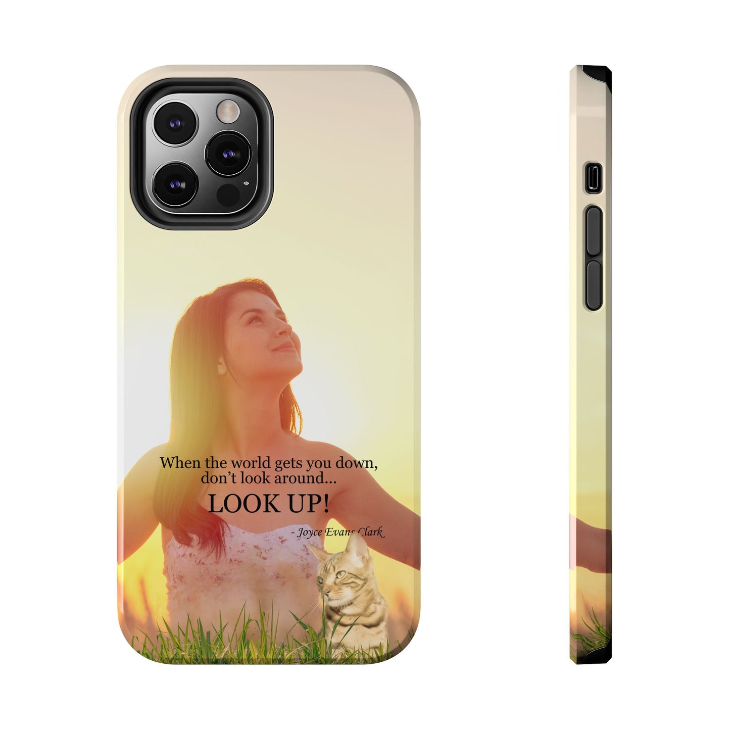 Don't Look Around - Look Up Tough Phone Cases