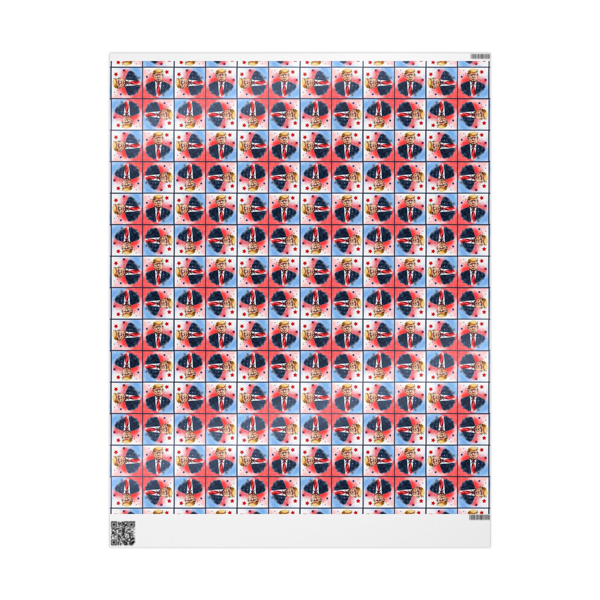 Stars & Trump Wrapping Paper, All Purpose
