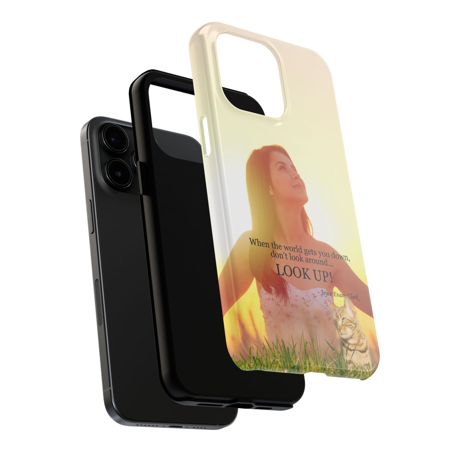 Don't Look Around - Look Up Tough Phone Cases