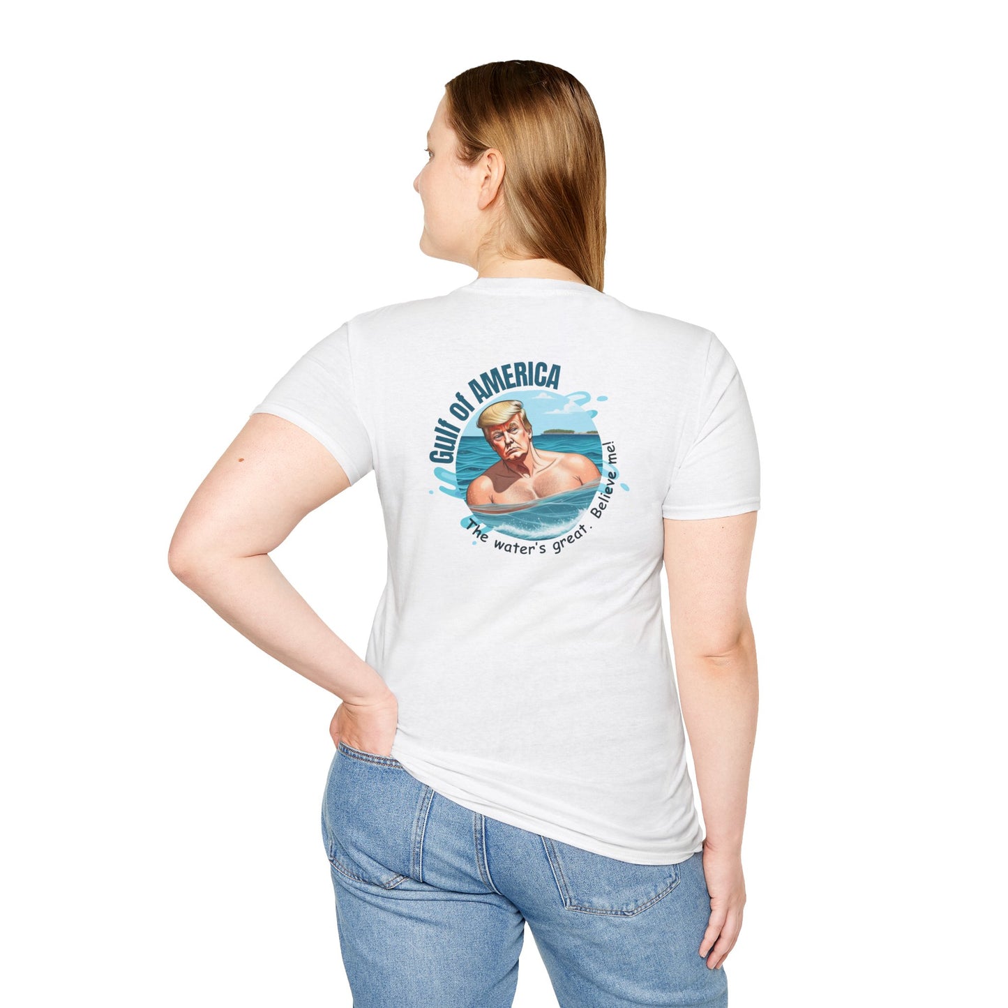 Unisex Softstyle T-Shirt - Gulf of America Design