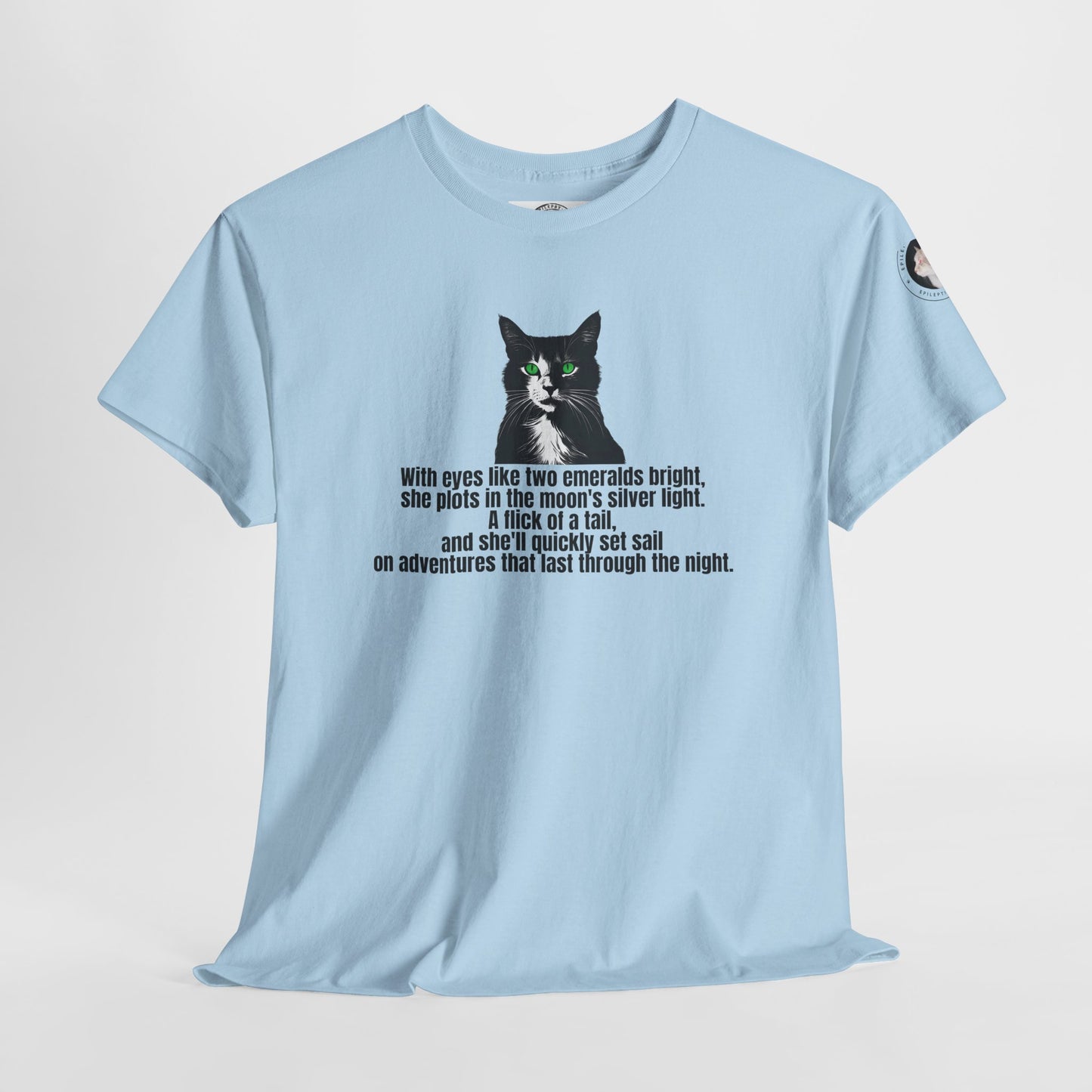 Emerald Eyed Mischief Unisex Heavy Cotton Tee