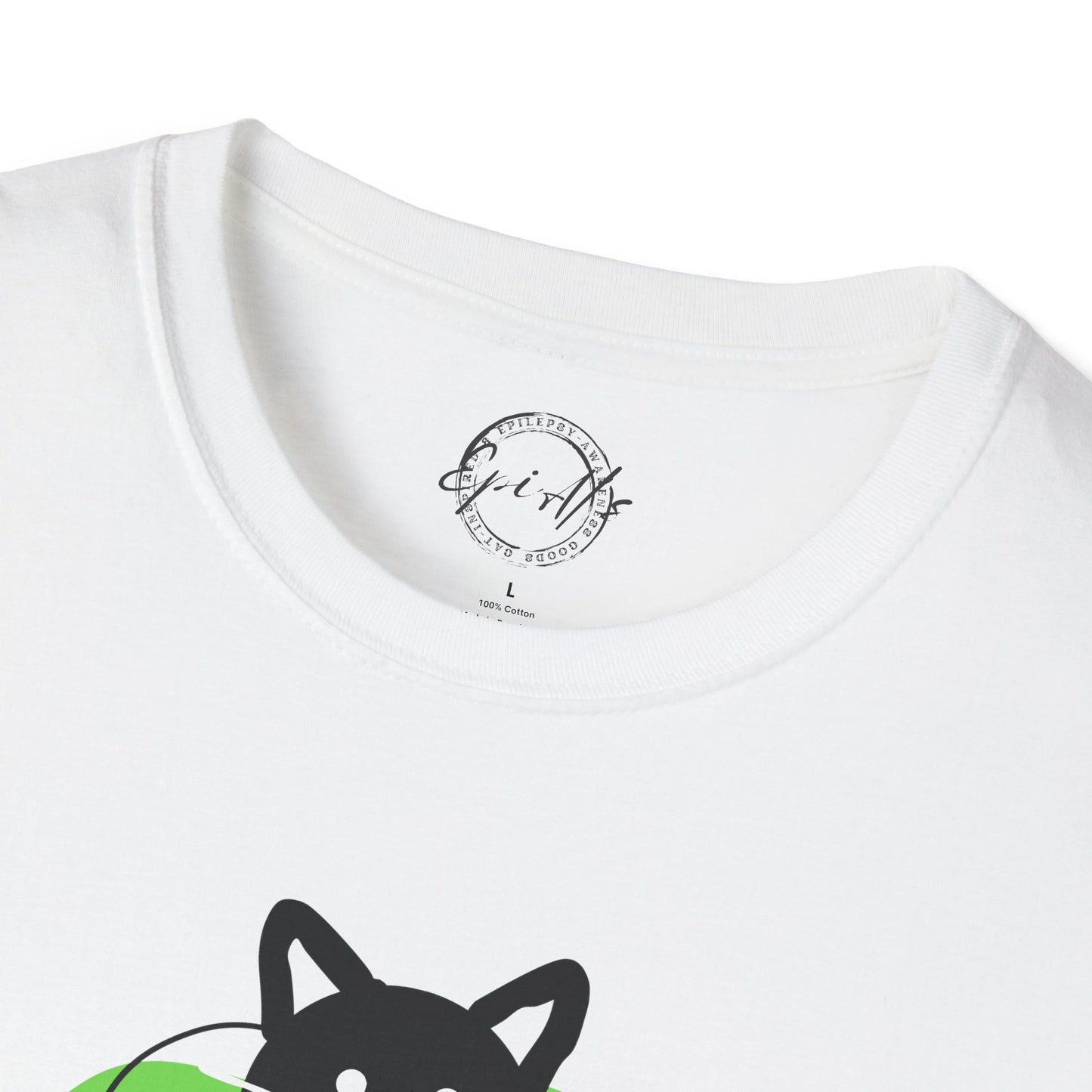 Playful Cat Graphic T-Shirt – Unisex Softstyle Tee for Cat Lovers