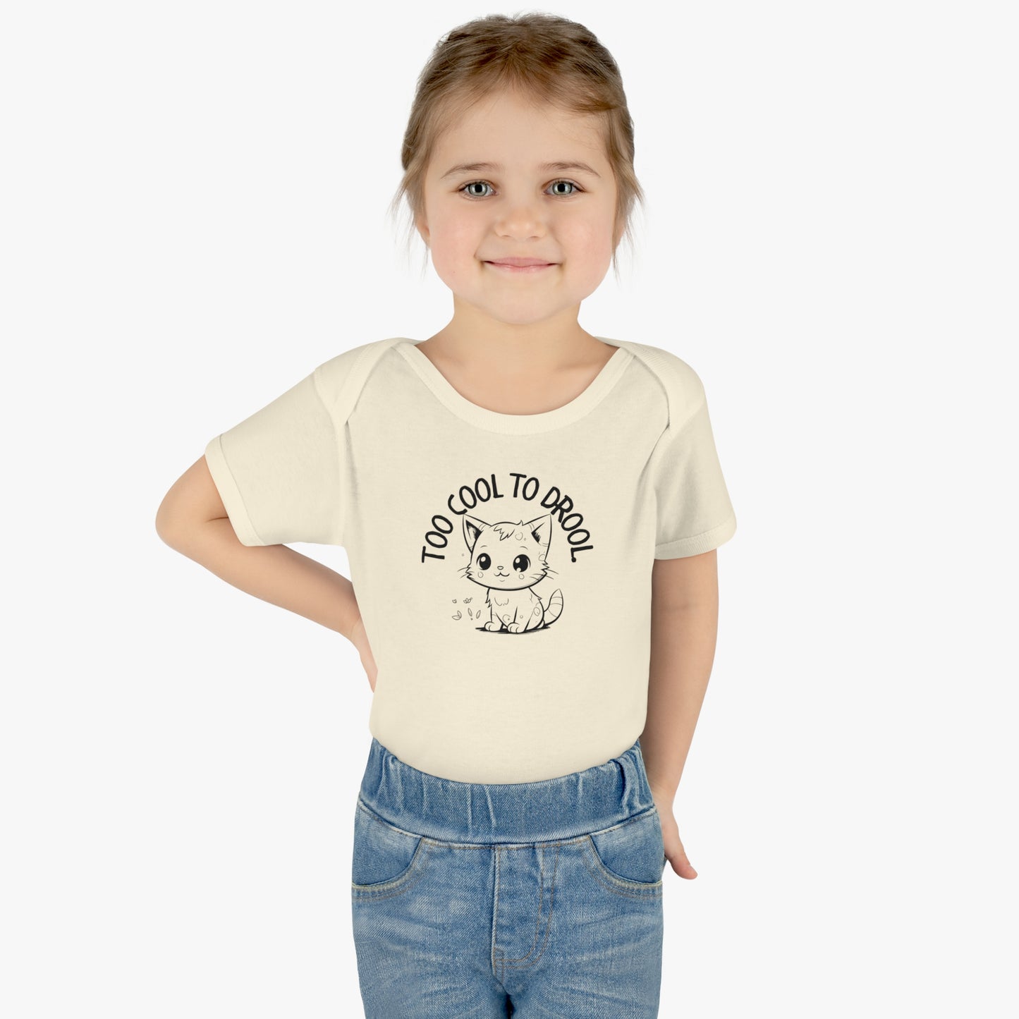 Too Cool To Drool Infant Baby Rib Bodysuit - Kids clothes - Epileptic Al’s Shop