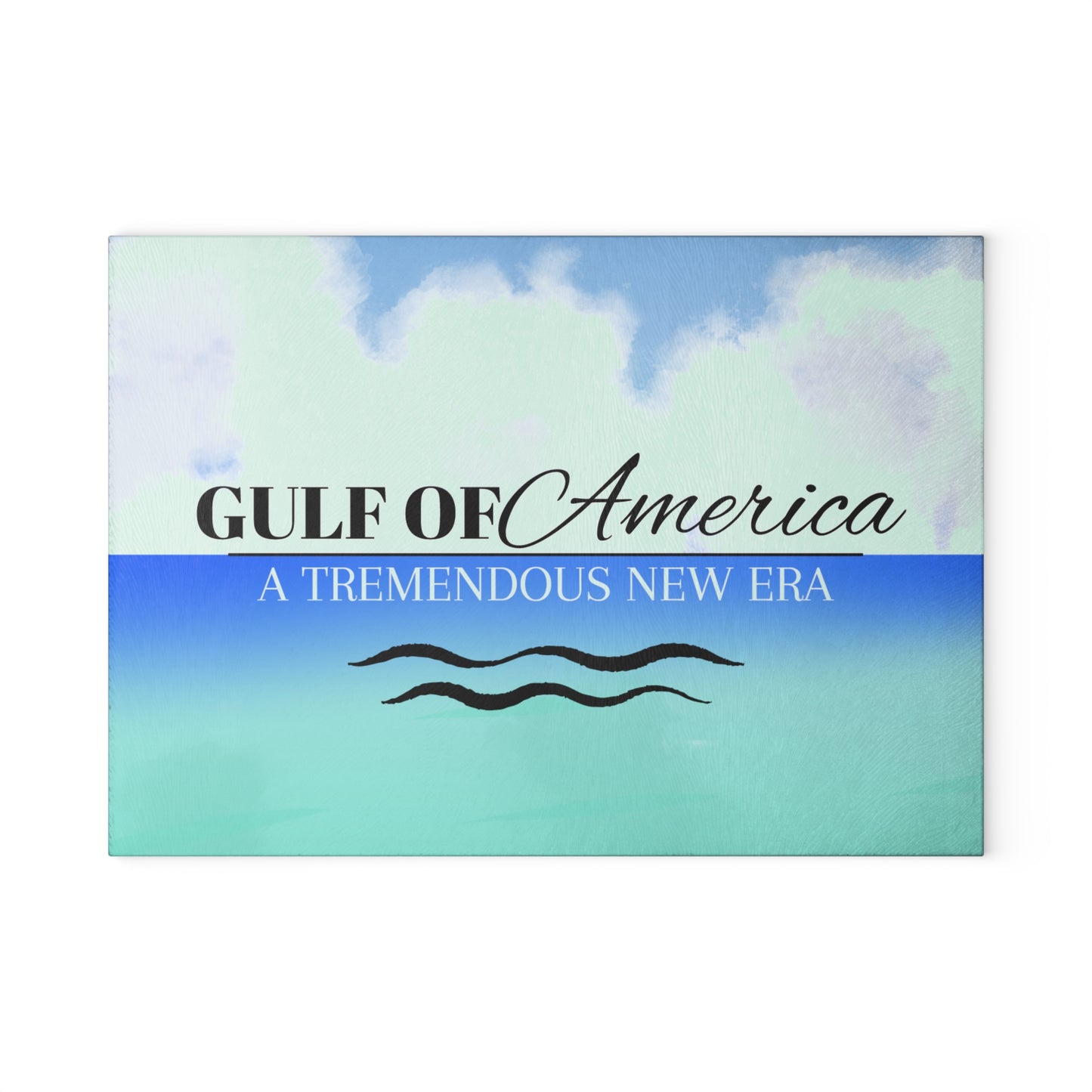 Gulf of America Tremendous New Age Glass Cutting Board