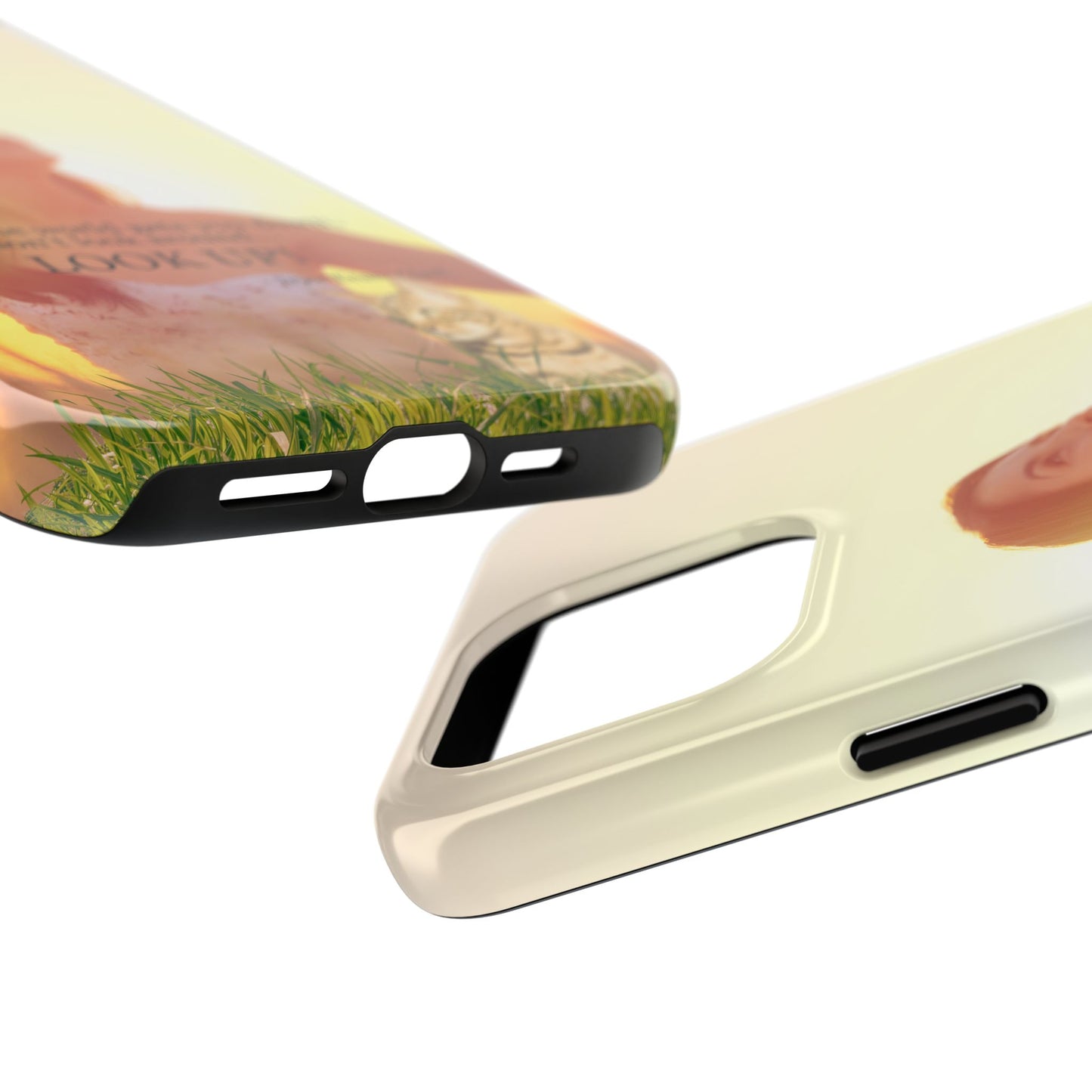 Don't Look Around - Look Up Tough Phone Cases
