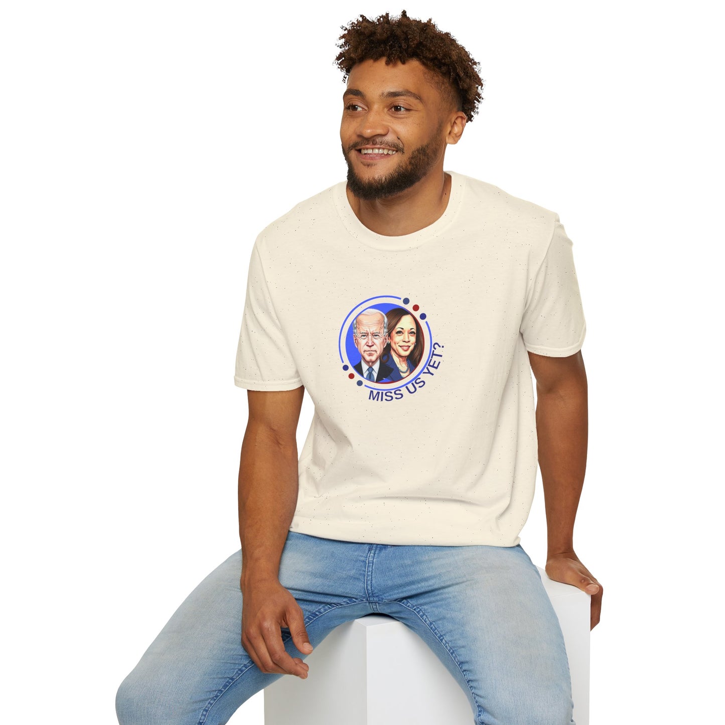Political Graphic T-Shirt - "Miss Us Yet?" Unisex Softstyle Tee