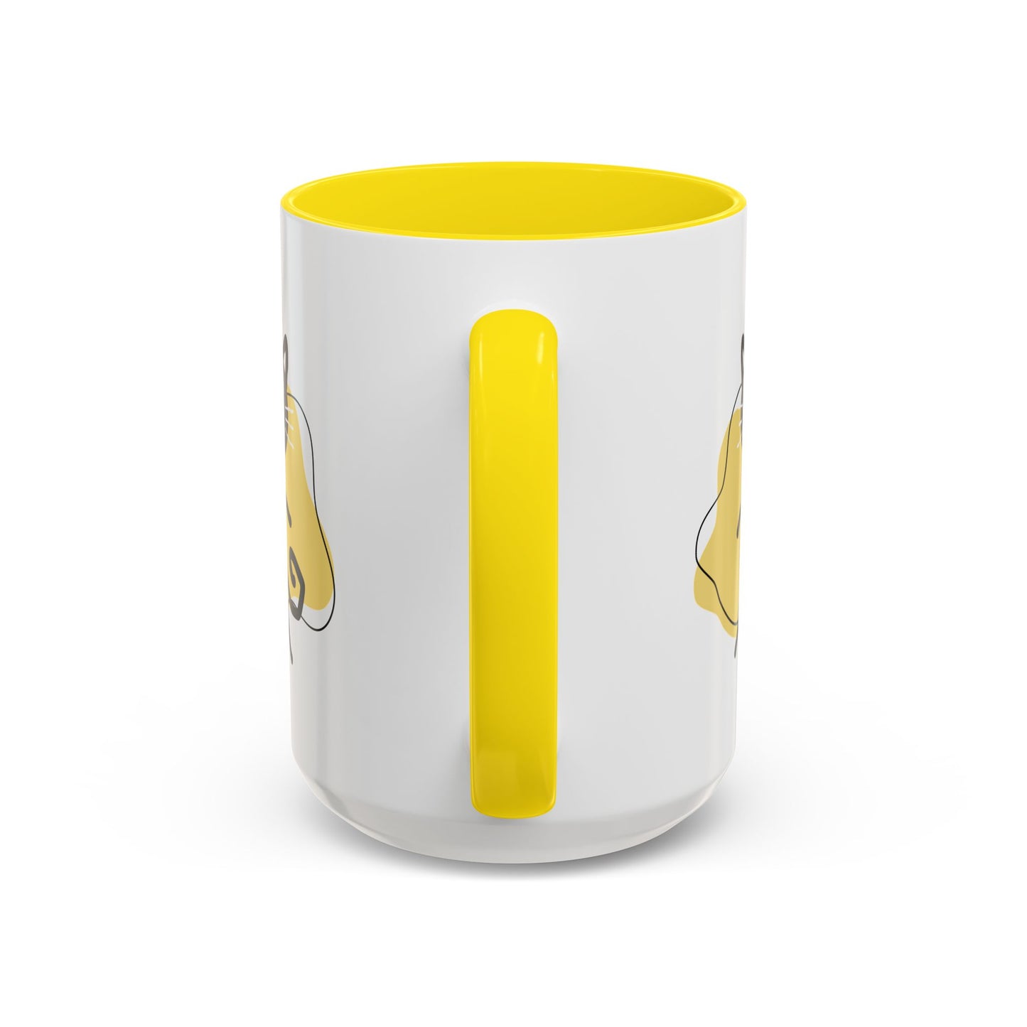 Playful Cat Accent Coffee Mug - 11oz & 15oz