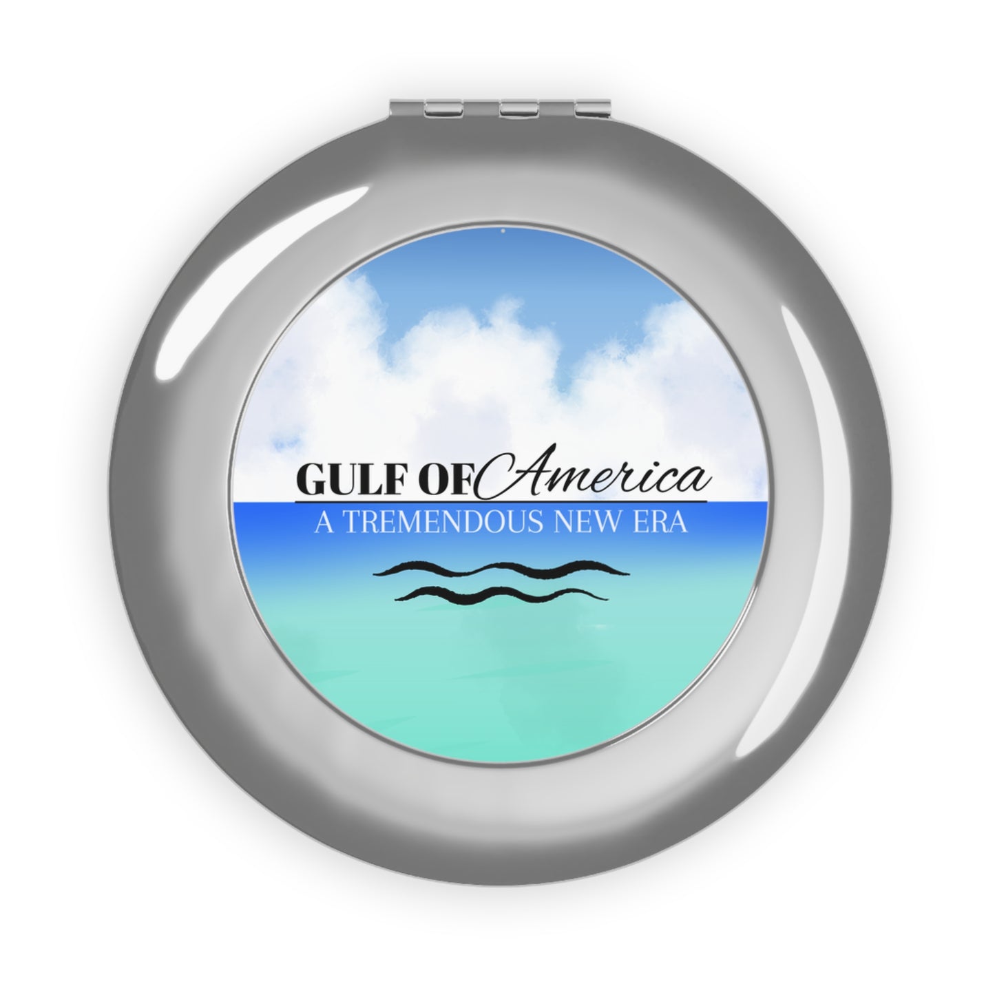 Gulf of America Compact Travel Mirror