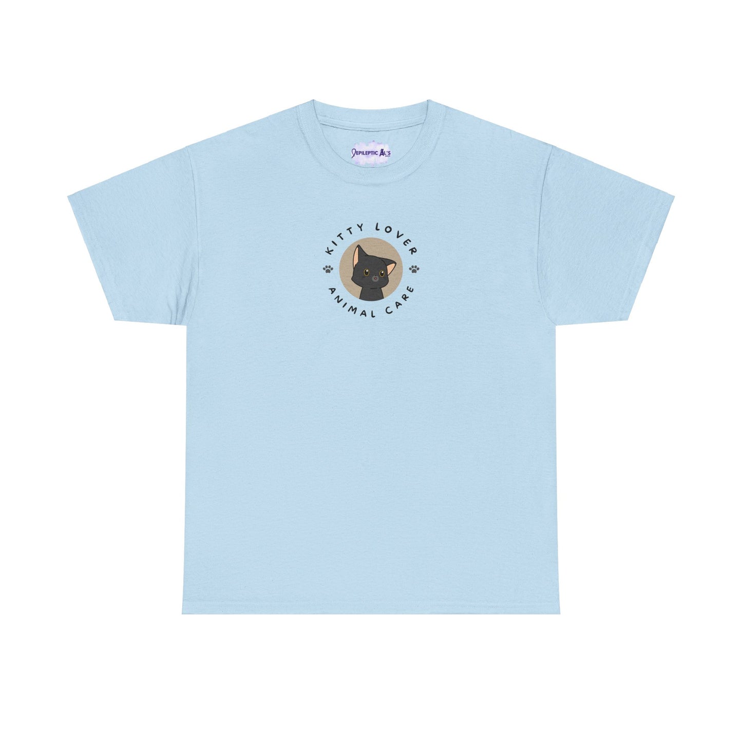 Kitty Lover Pet Care Unisex Heavy Cotton Tee - T - Shirt - Epileptic Al’s Shop