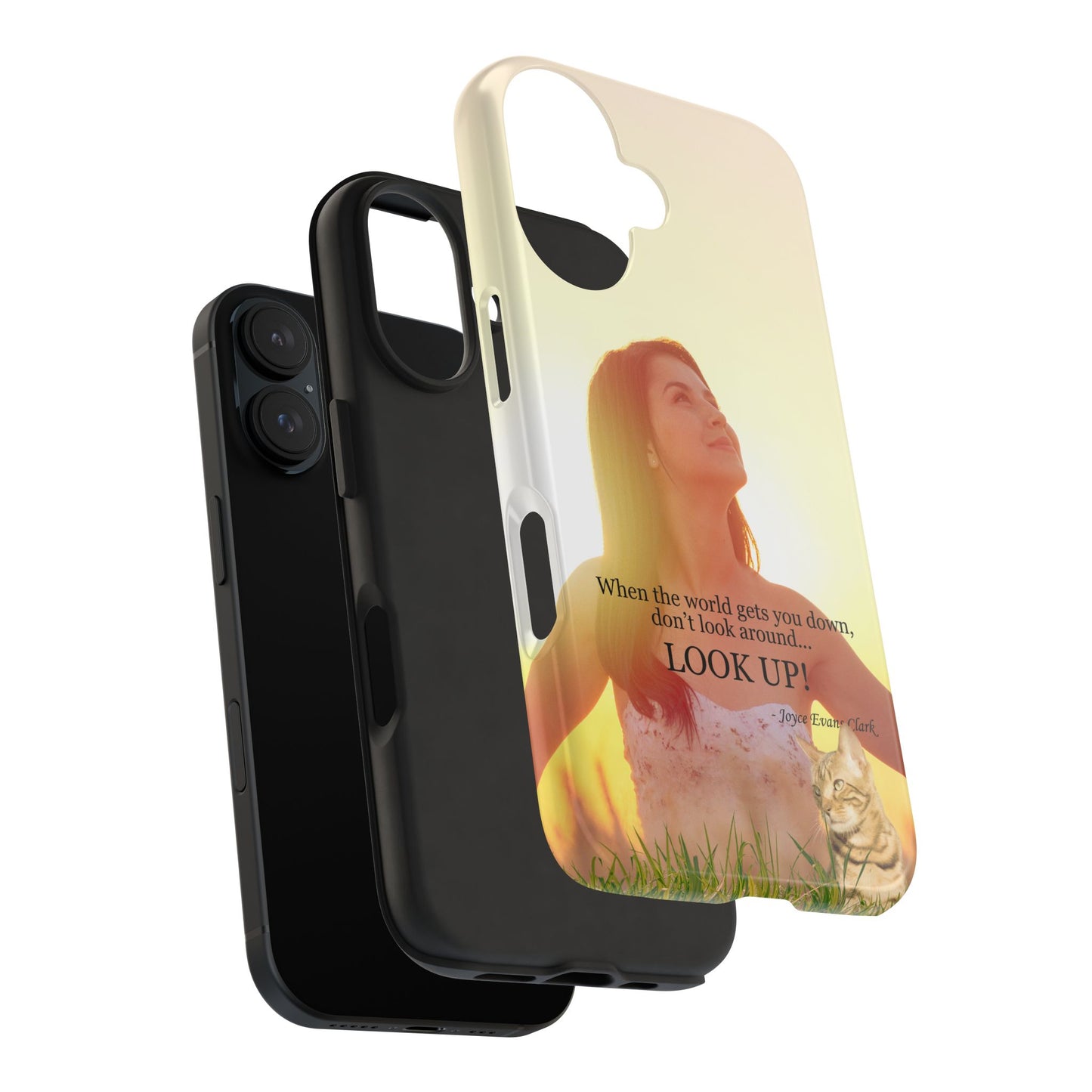 Don't Look Around - Look Up Tough Phone Cases