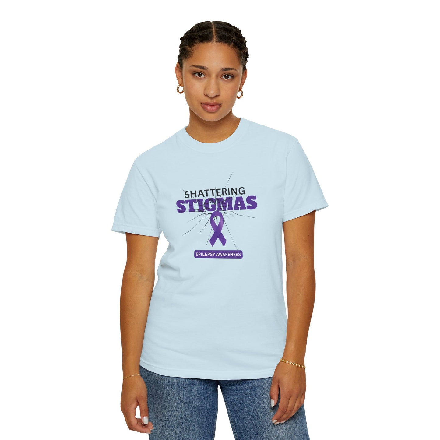 Epilepsy Awareness Unisex Garment-Dyed T-Shirt - Shattering Stigmas