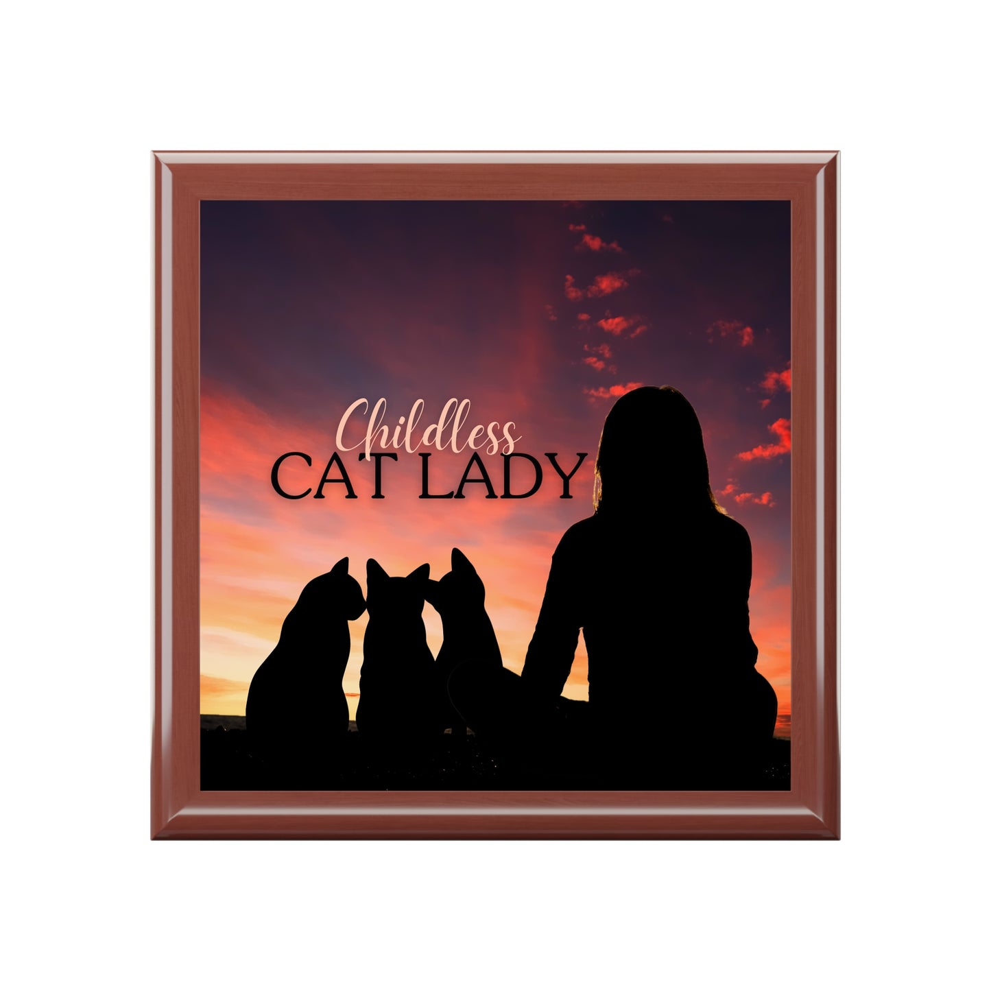 Childless Cat Lady Jewelry Box