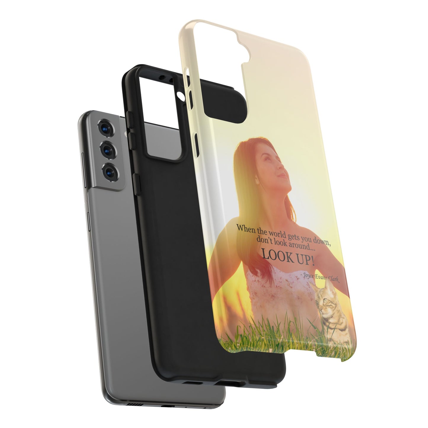 Don't Look Around - Look Up Tough Phone Cases