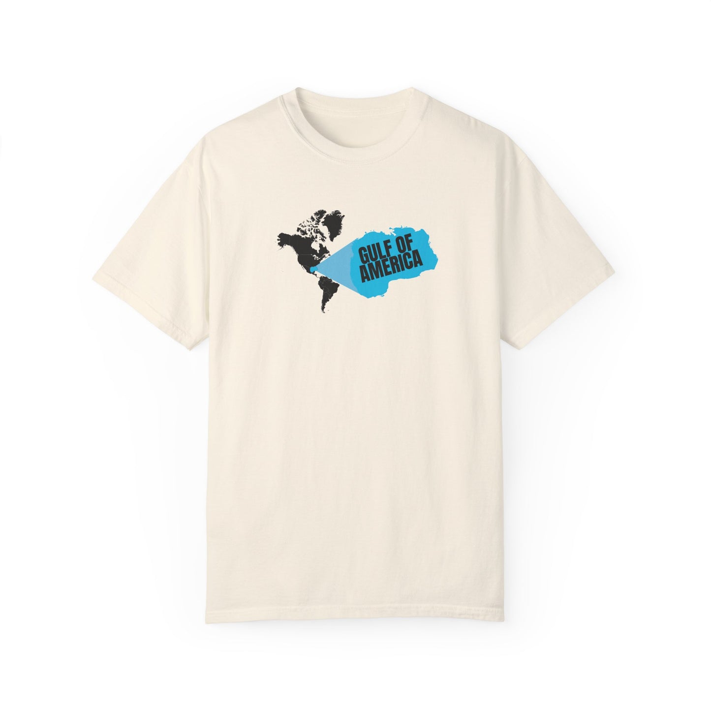 Gulf of America Map Unisex Garment-Dyed T-Shirt