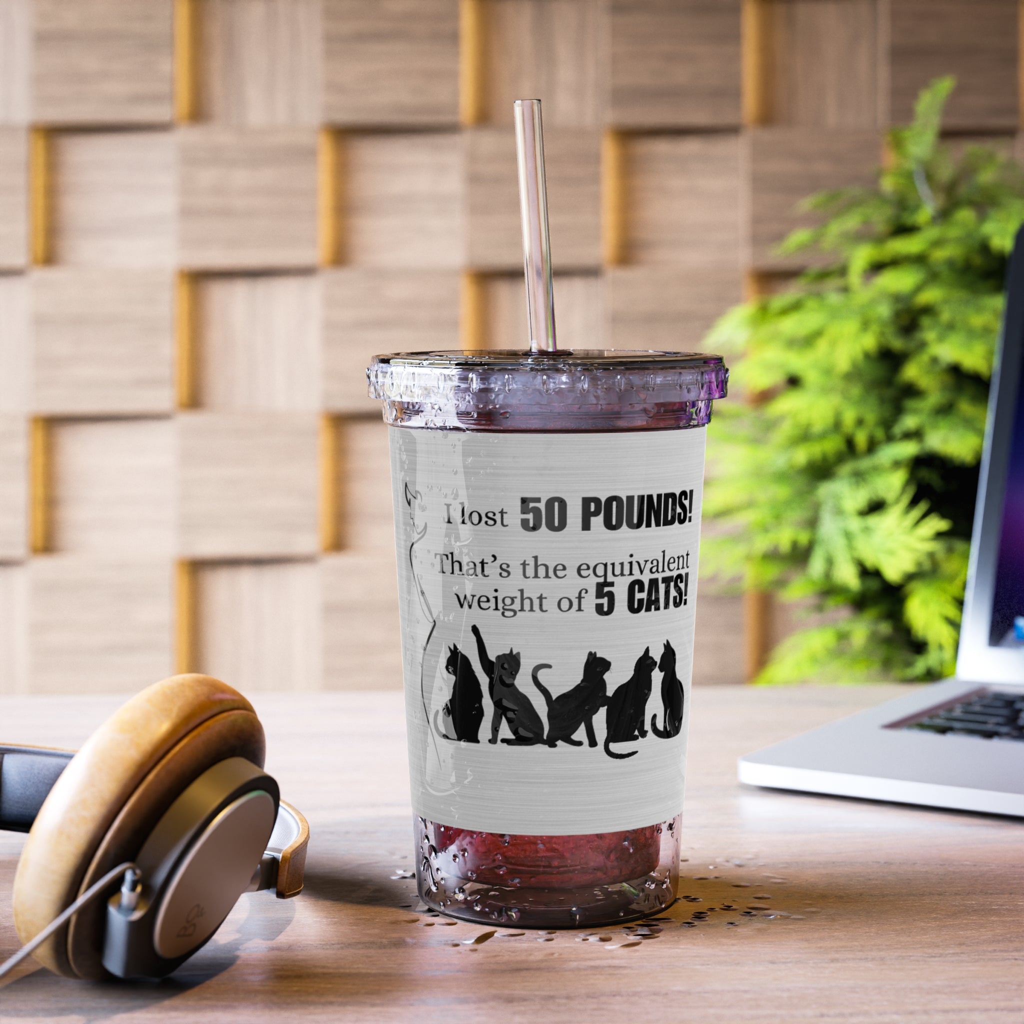 I Lost 50 Pounds Suave Acrylic Cup - EpiAl's Shop