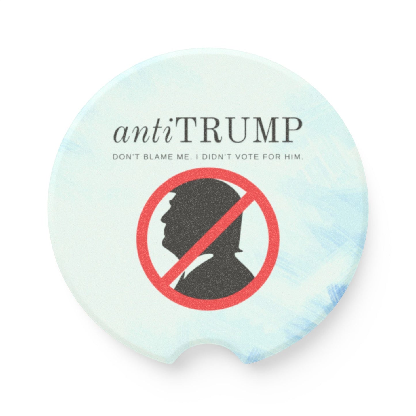 Anti-Trump Soapstone Car Coaster - Unique Political Gift Printify