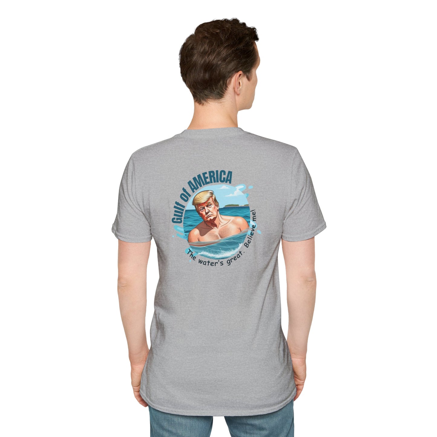 Unisex Softstyle T-Shirt - Gulf of America Design