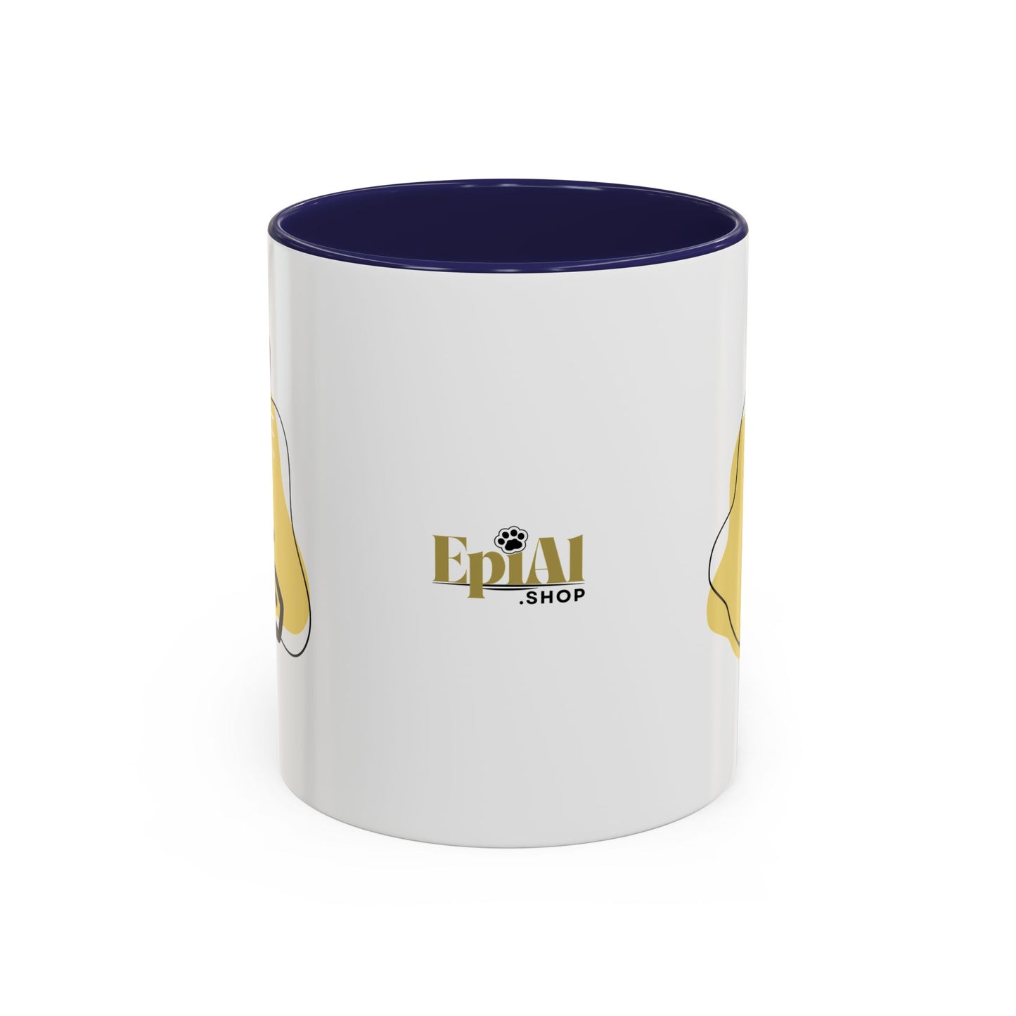 Playful Cat Accent Coffee Mug - 11oz & 15oz