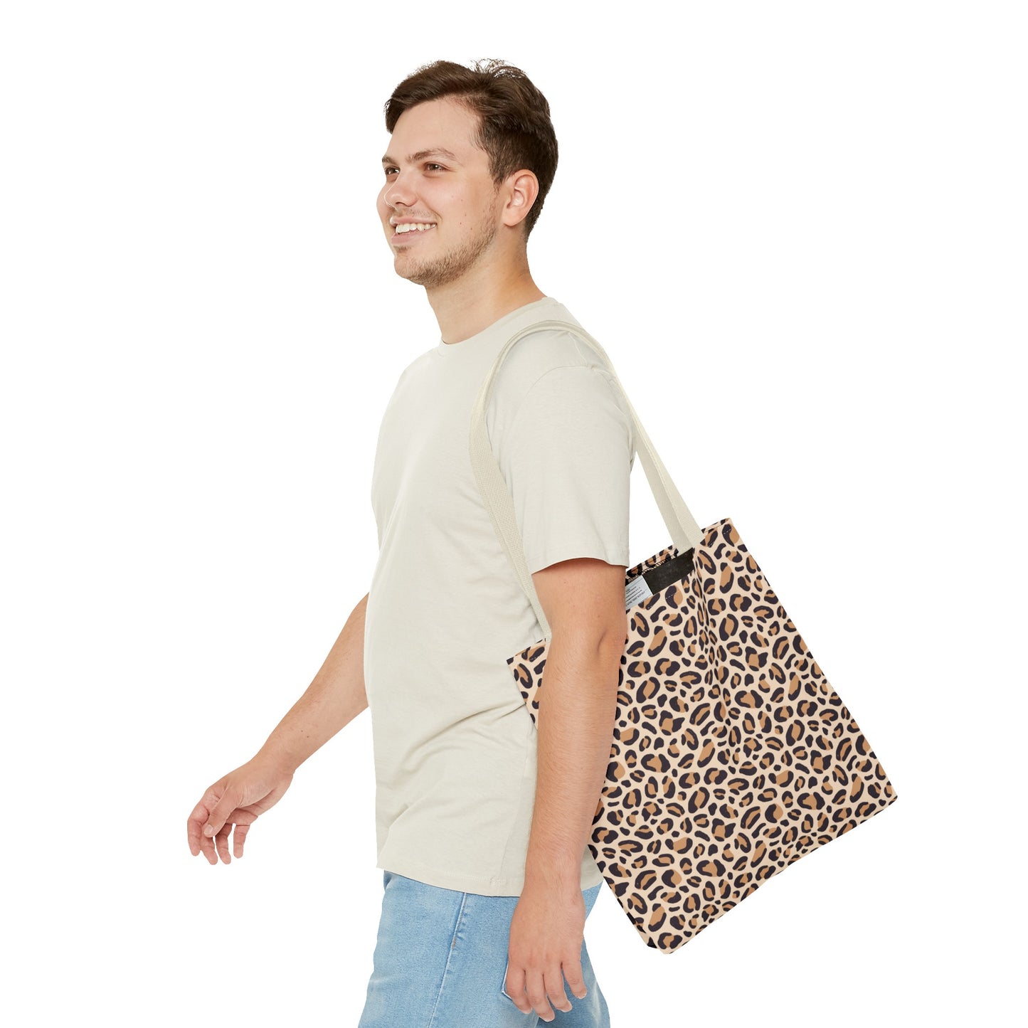 Leopard Print Tote Bag - Bags - Epileptic Al’s Shop