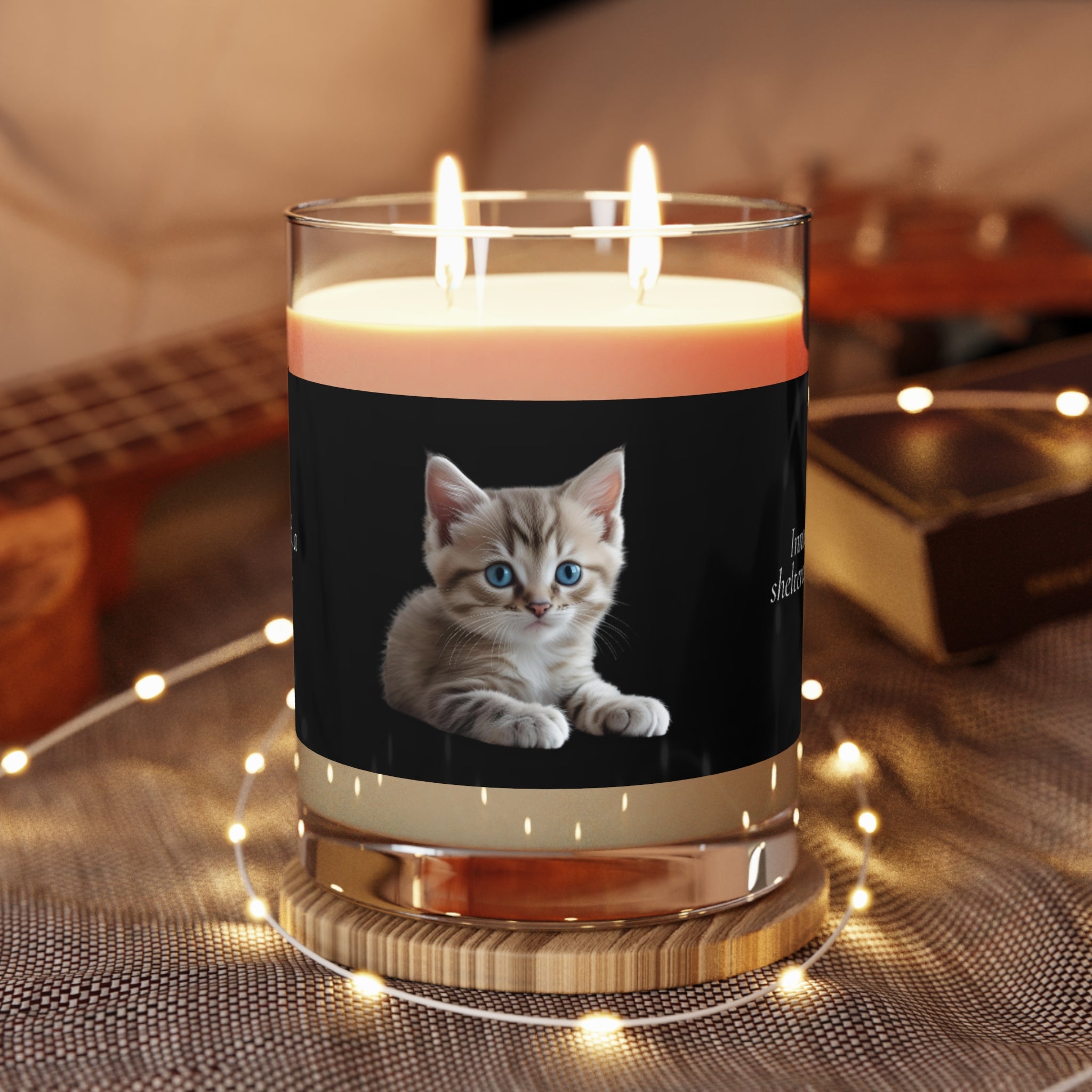 Photo depicting the A Little One is Born Scented Candle from EpiAl's Shop.