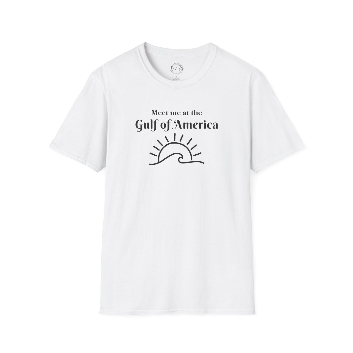 Meet Me at the Gulf of America Graphic T-Shirt - Perfect for Beach Lovers