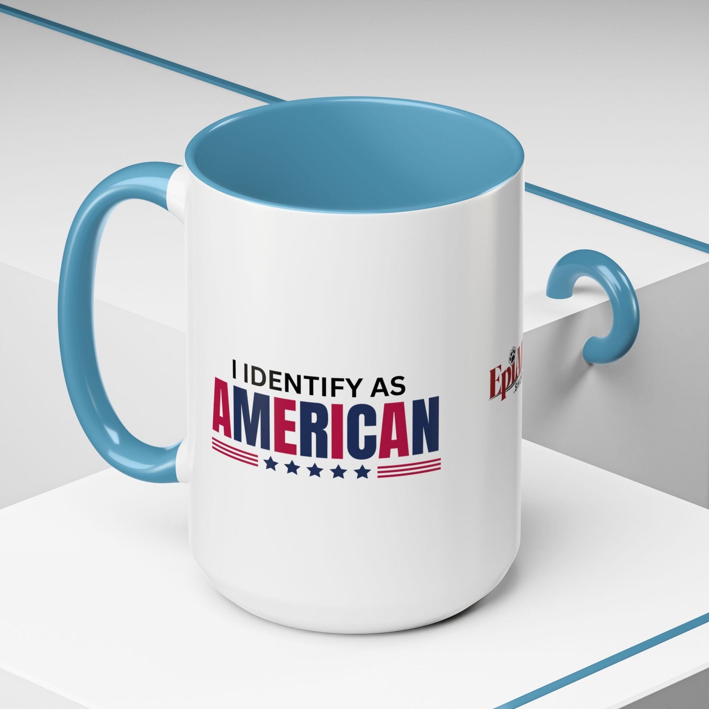 I Identify as American Accent Coffee Mug - 11 oz & 15 oz Printify