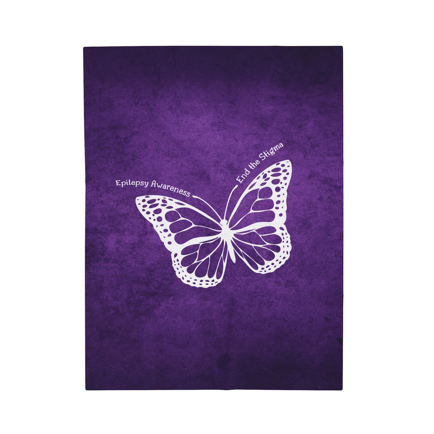 Epilepsy Awareness Velvet Blanket - End the Stigma