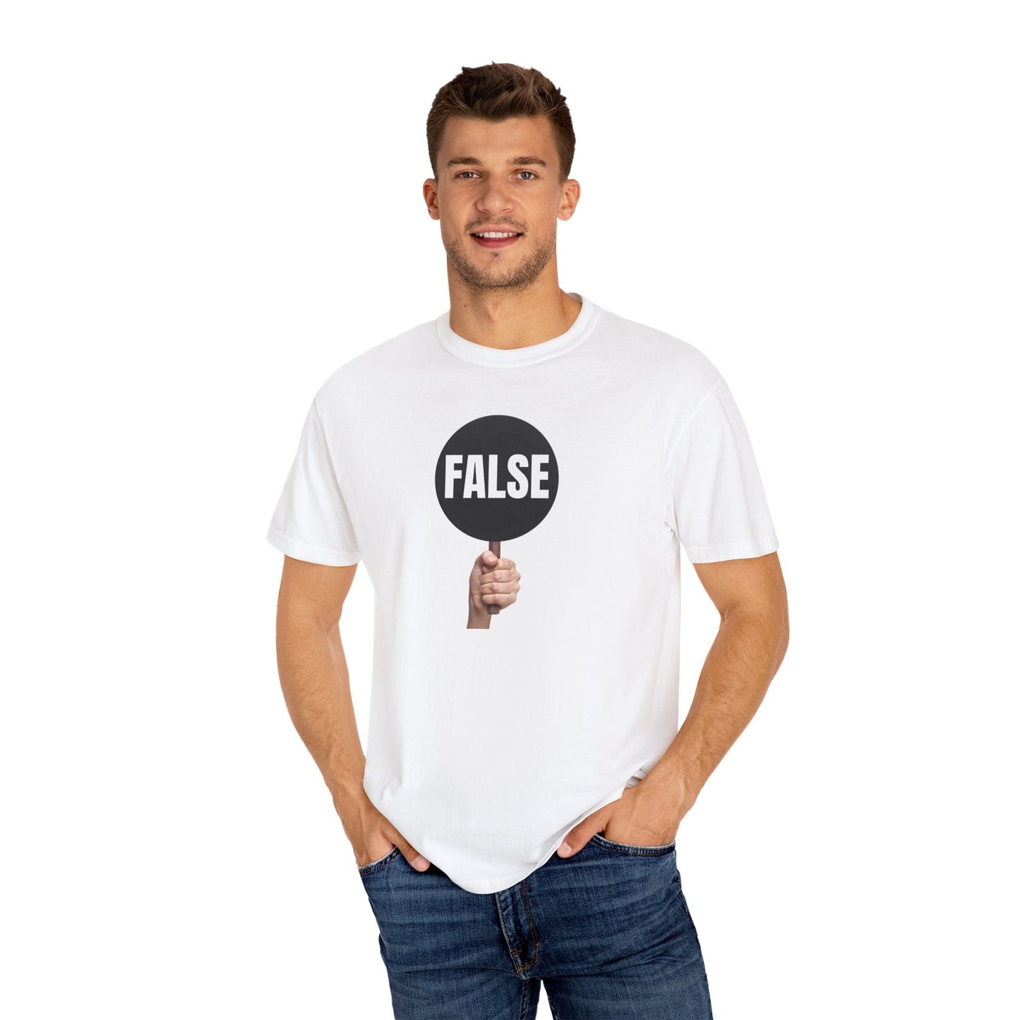 False Sign Unisex Statement T-Shirt Printify