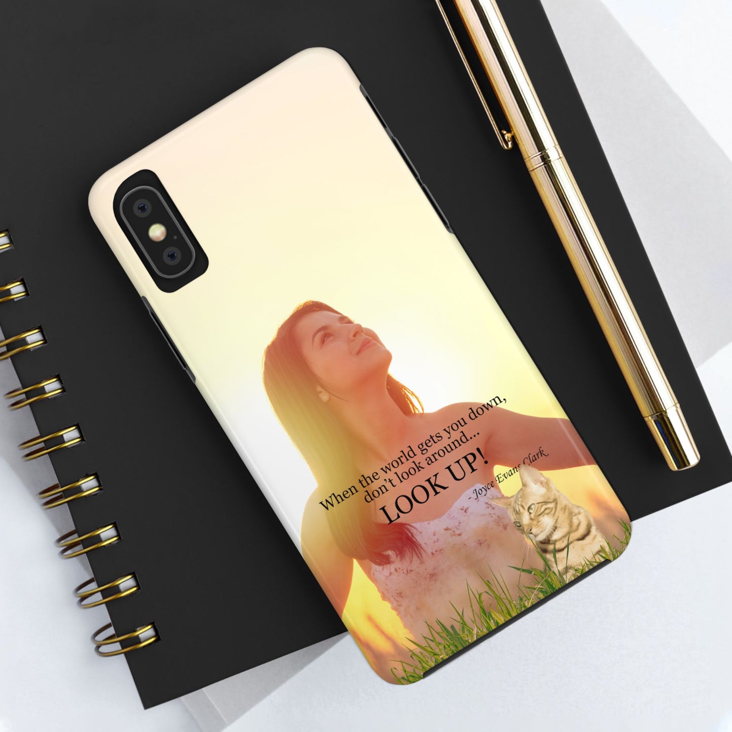 Don't Look Around - Look Up Tough Phone Cases