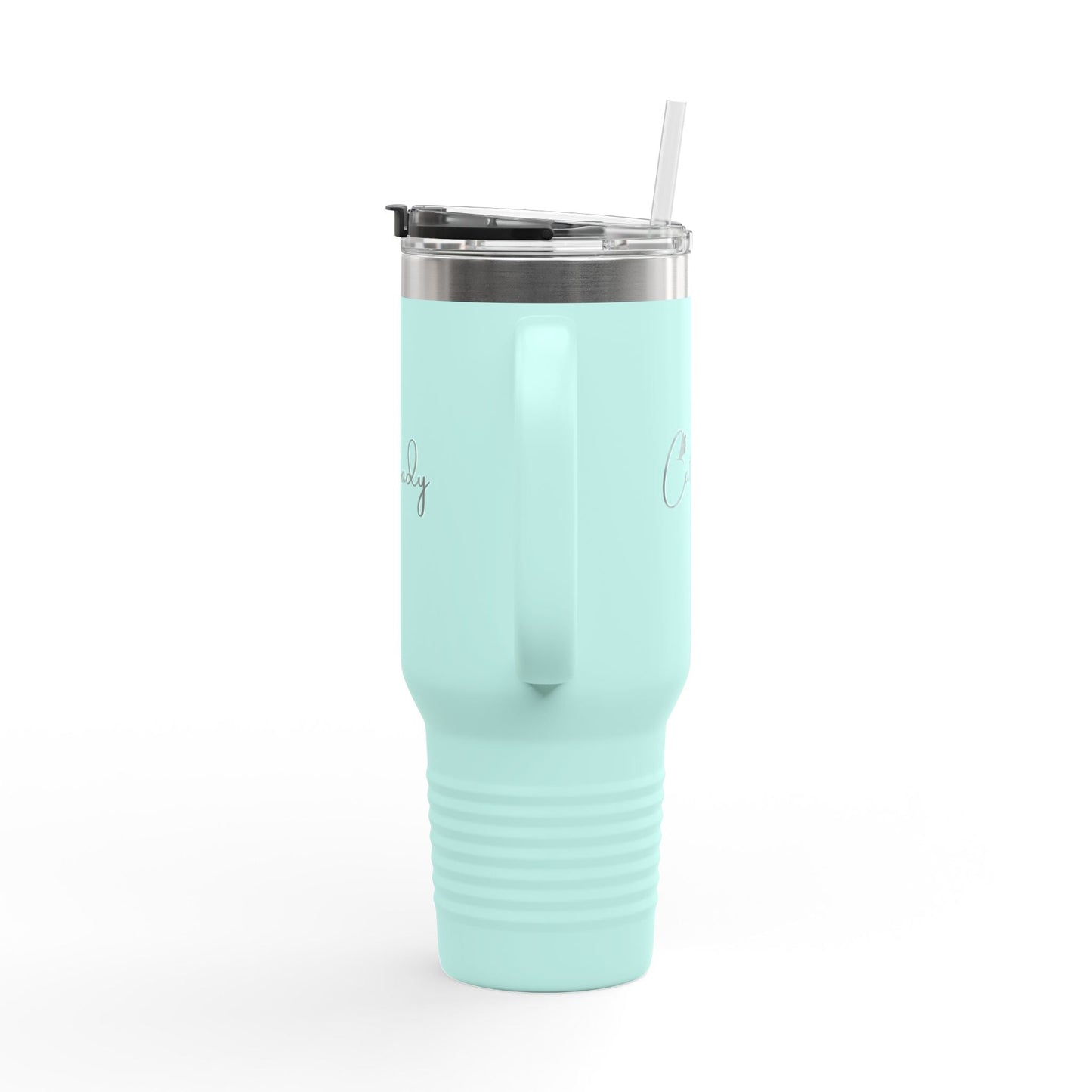 Cat Lady Insulated Travel Mug - 40oz Coffee Tumbler for Cat Lovers Printify